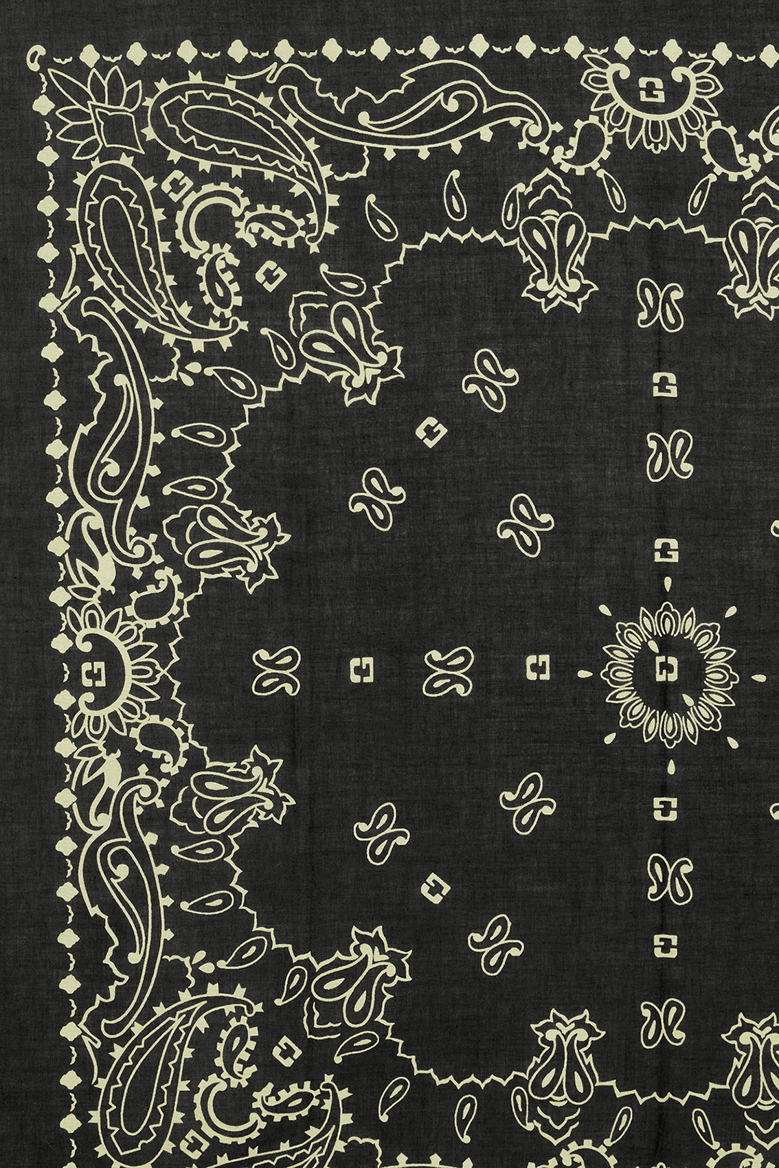 Bedrucktes Baumwoll-Bandana GERARD DAREL Schwarz