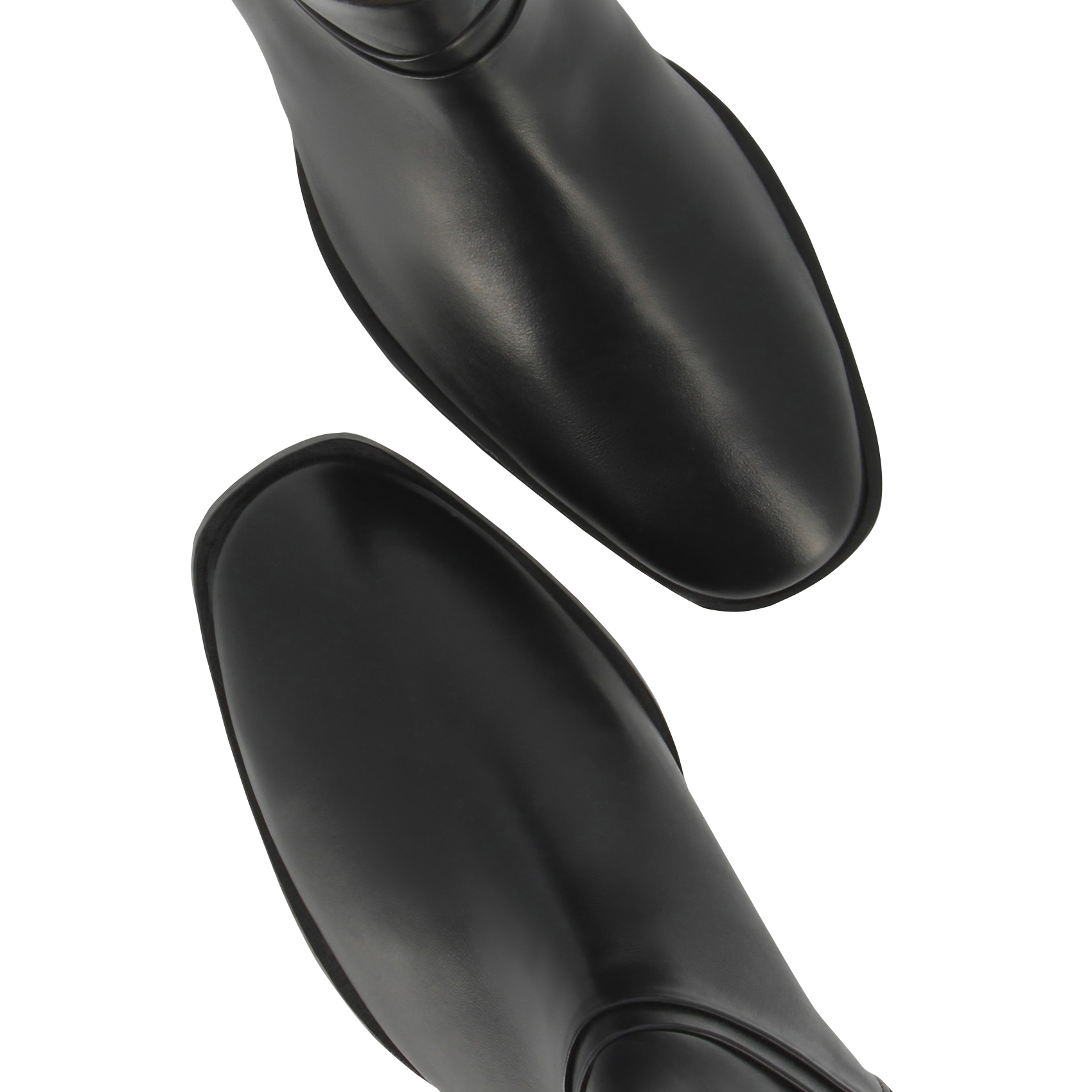 Boots en cuir SOCQUE PARIS Noir