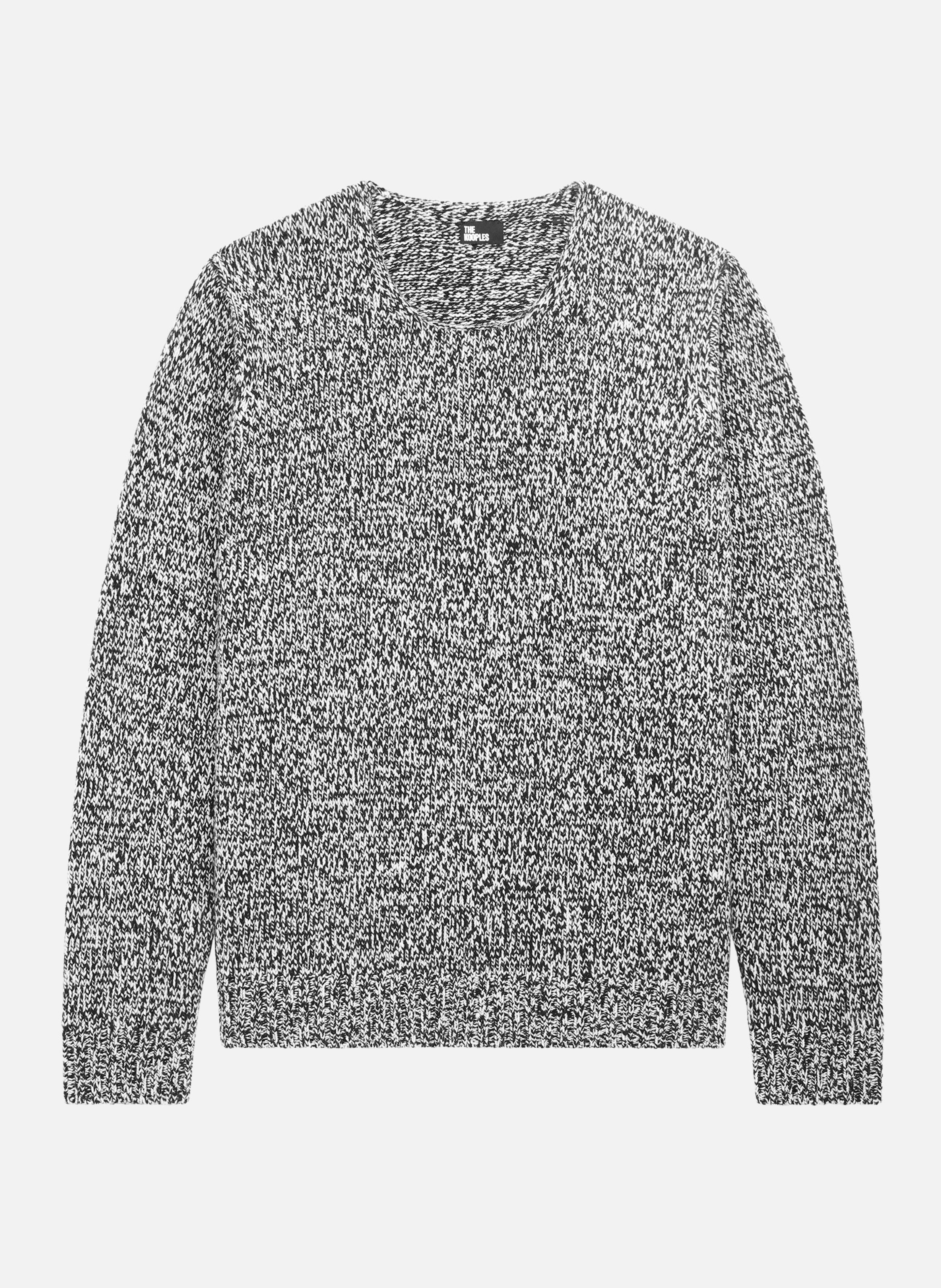 Mottled sweater THE KOOPLES Black