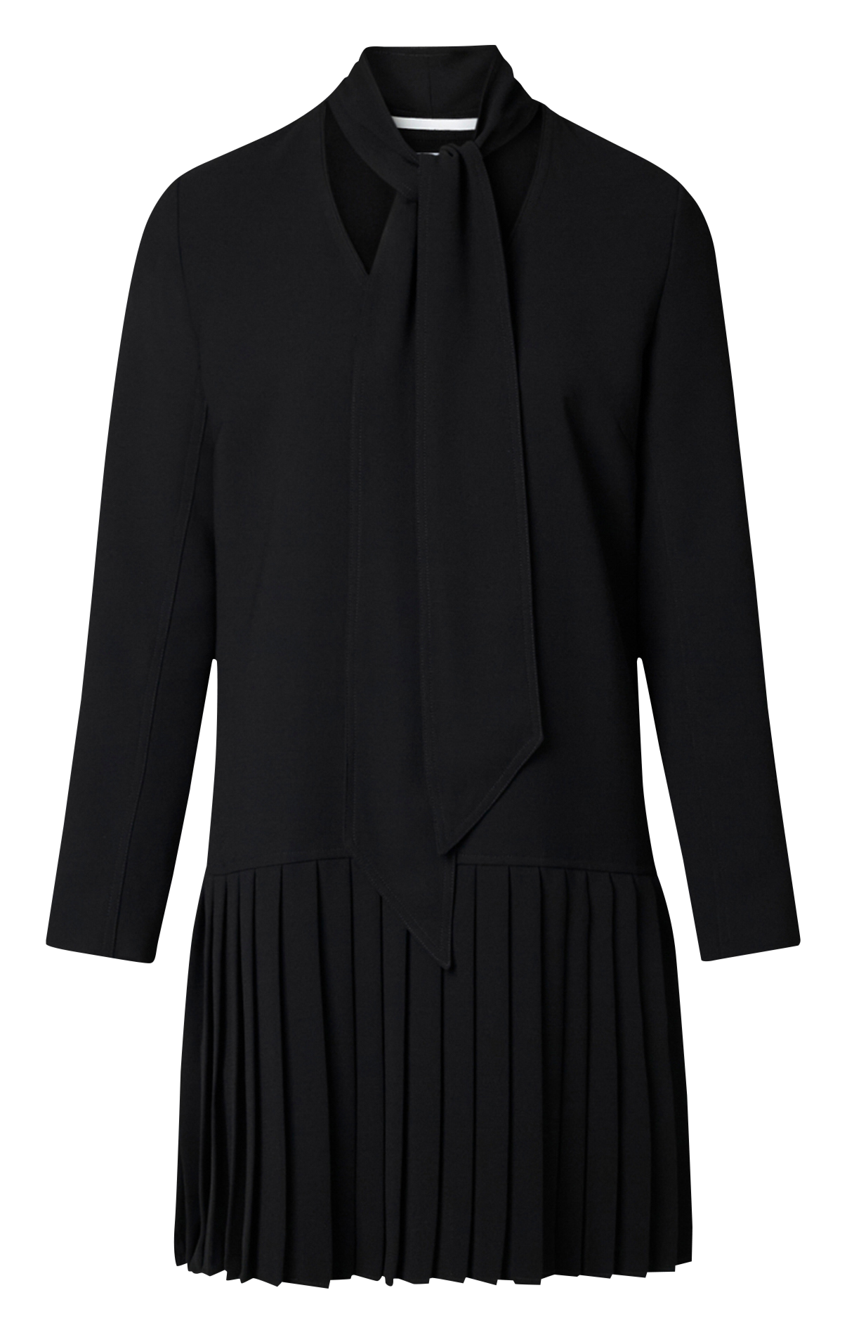 Korte jurk met V-hals ZAPA Black