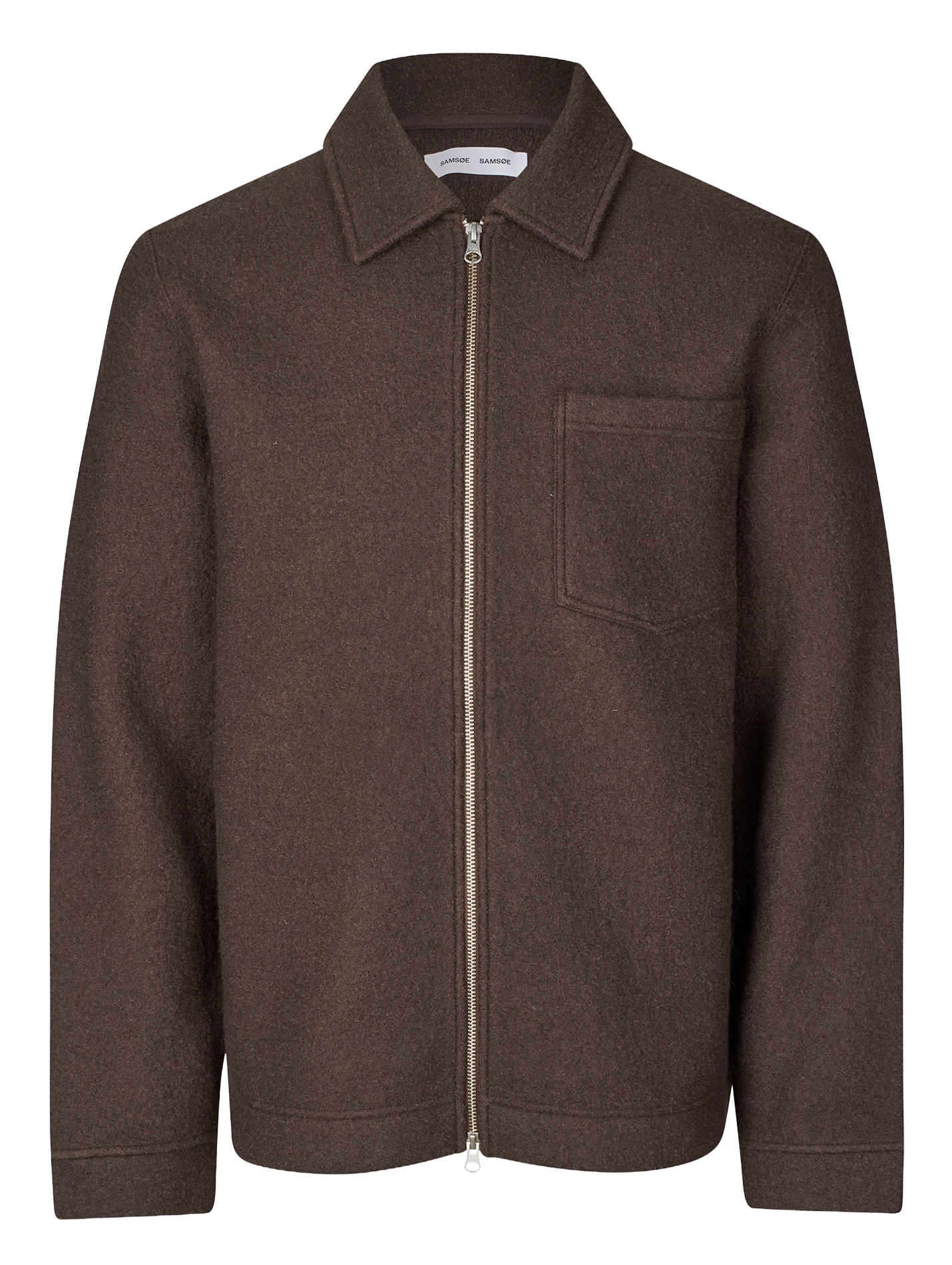 Veste en laine SAMSOE SAMSOE Marron