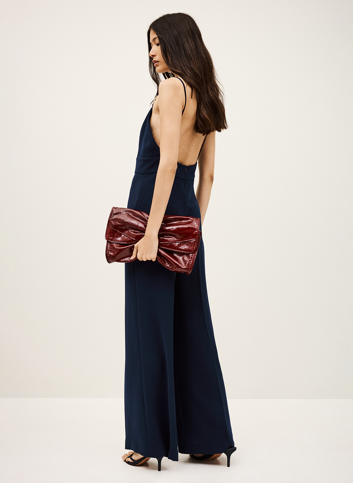 Combinaison à bretelles dos nu  BA&SH Bleu