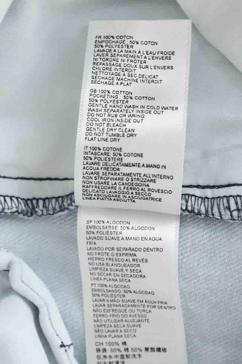 Cotton straight jeans Manoush - Seconde Main Blue