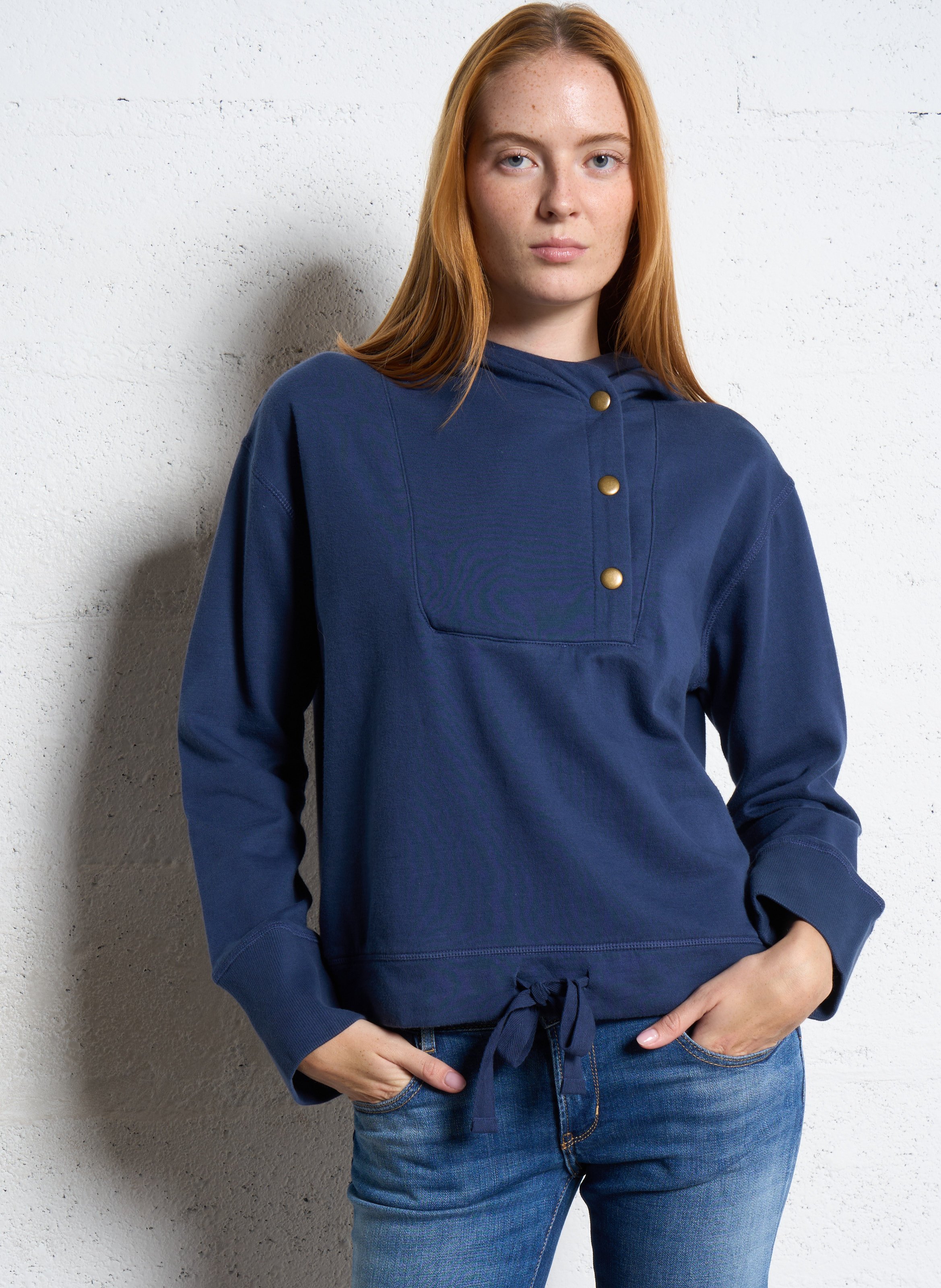 Katoenen hoodie met capuchon LEON & HARPER