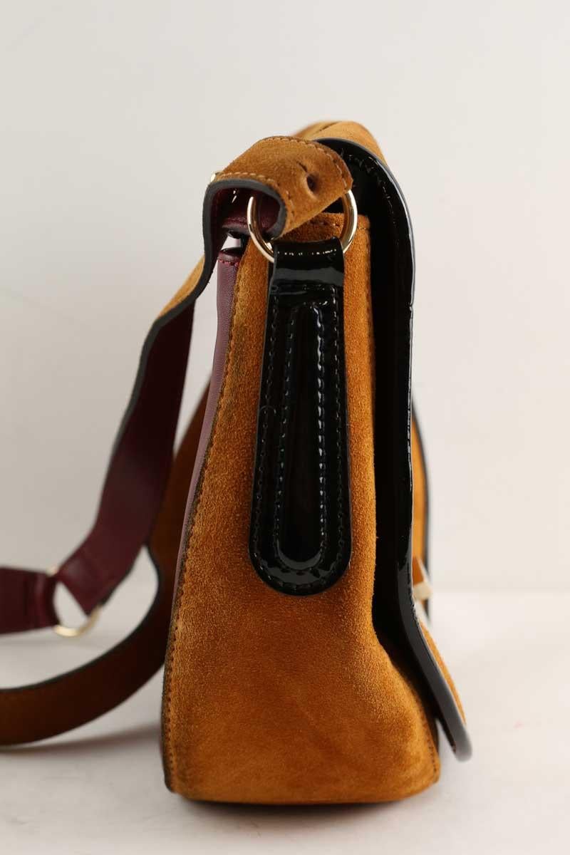 Sac à bandoulière cavalcade Marron Longchamp seconde main