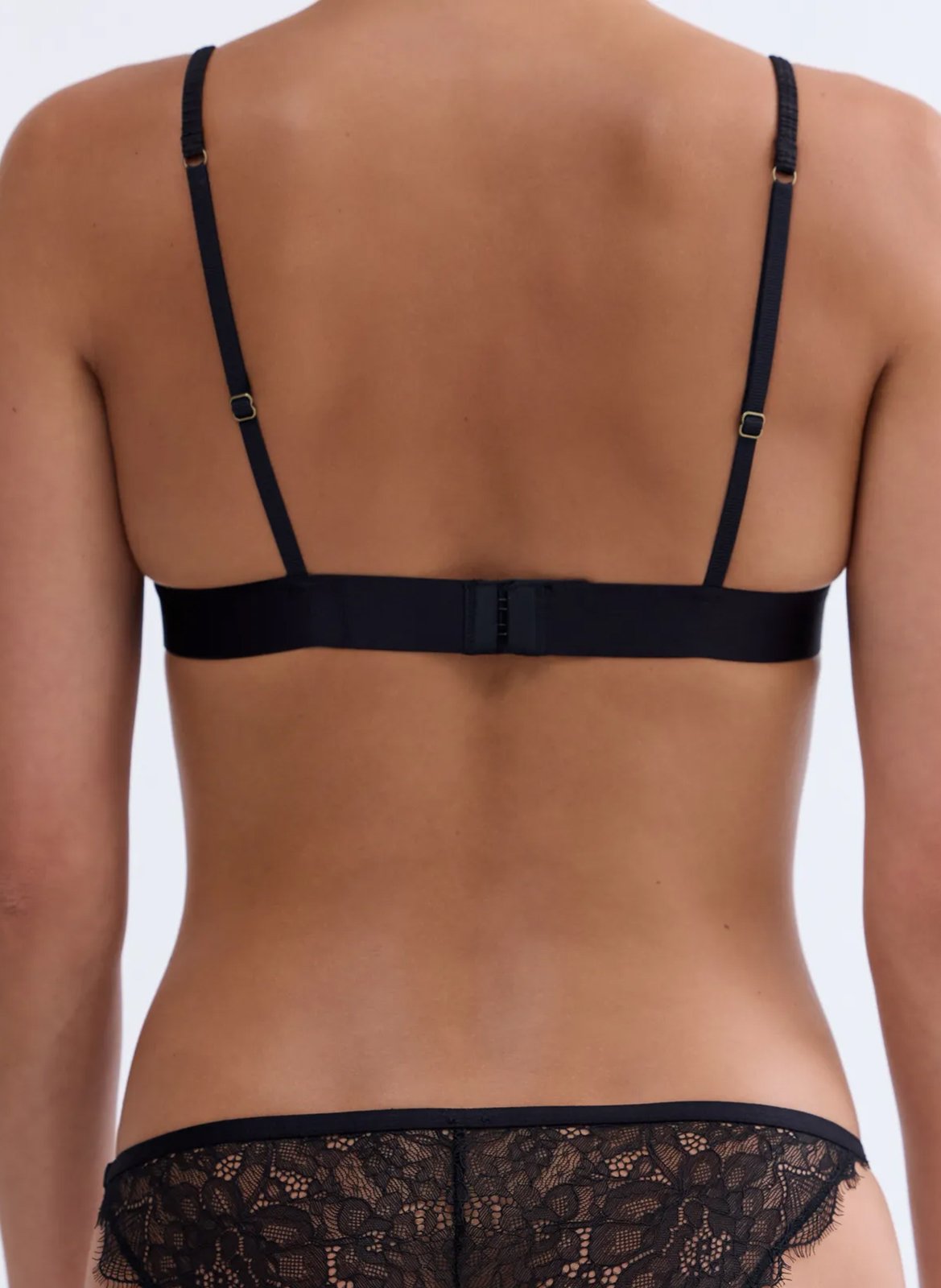 Soutien-gorge triangle en dentelle LOVE STORIES Noir