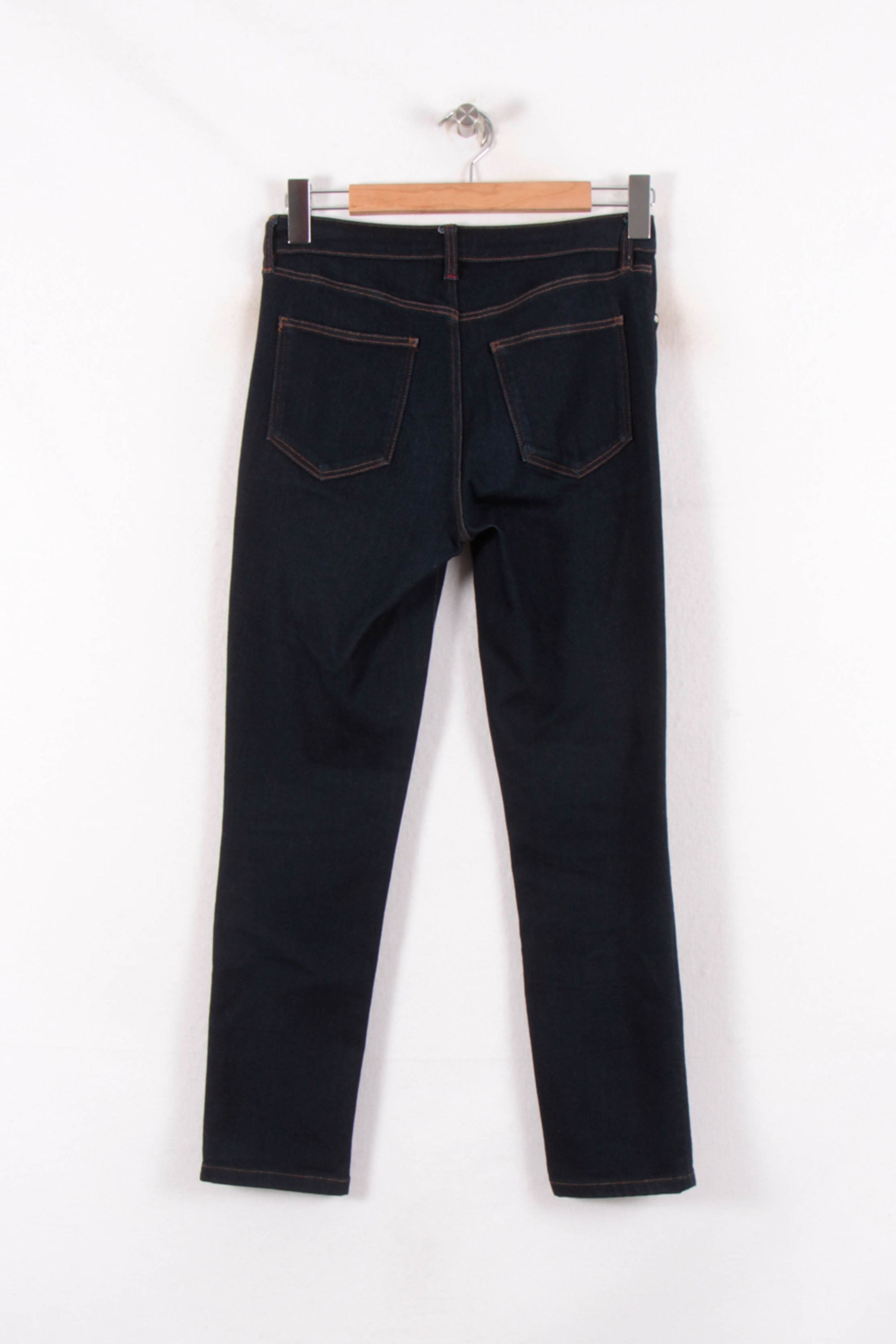 Cropped slim jeans with studs COMPTOIR DES COTONNIERS - Seconde main Blue