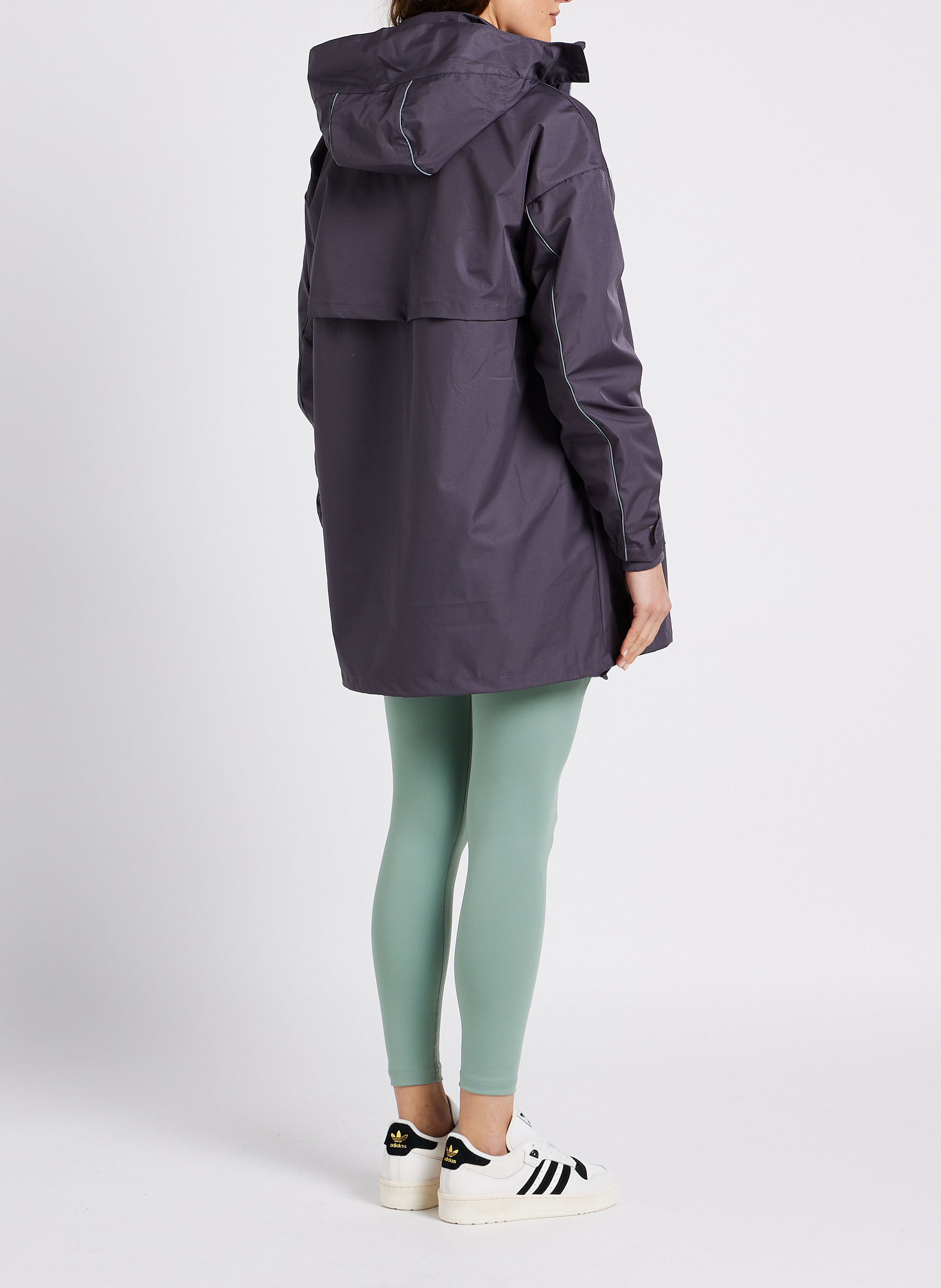 Imperméable à capuche  SERAPHINE Gris