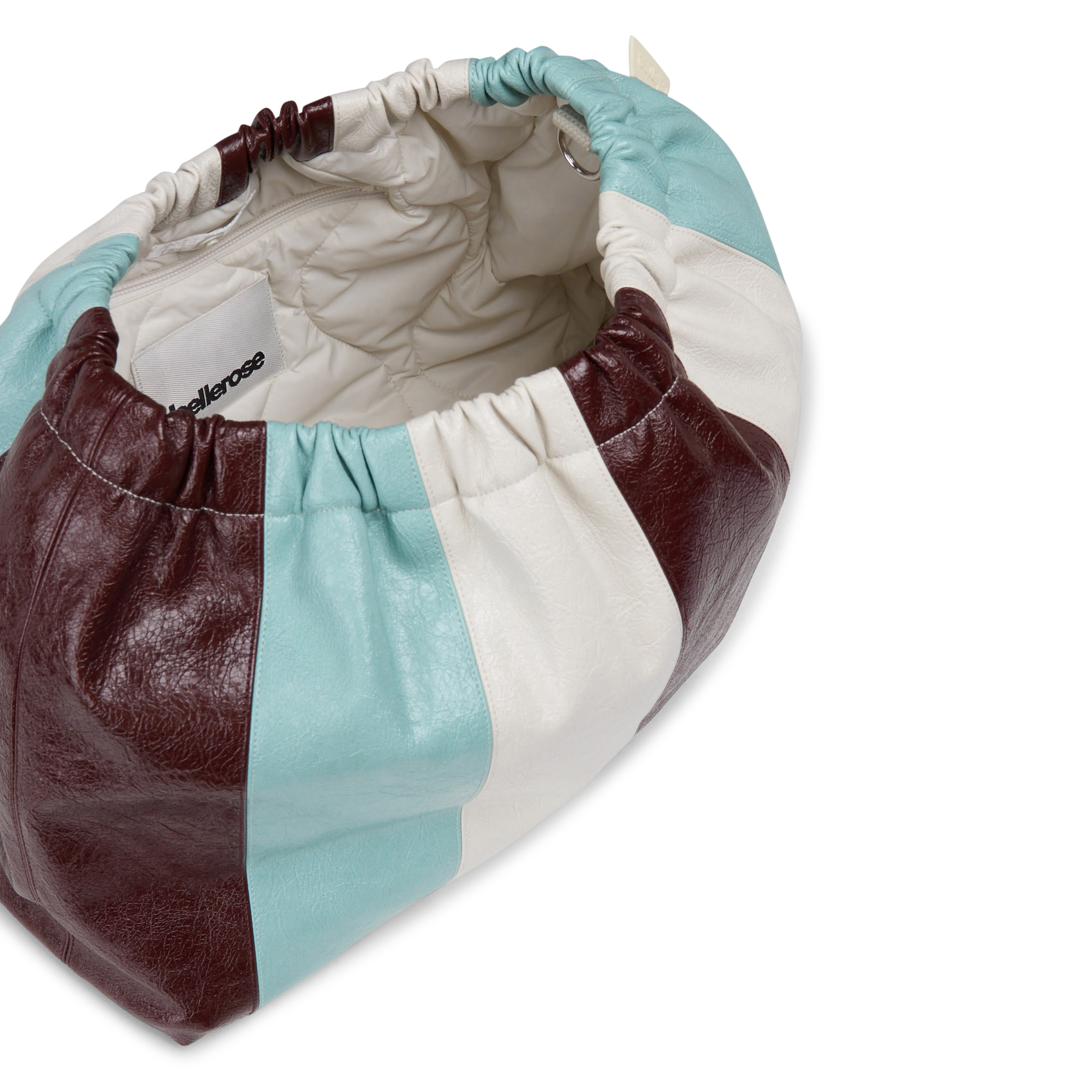 Handtas van imitatieleer BELLEROSE Gestreepte