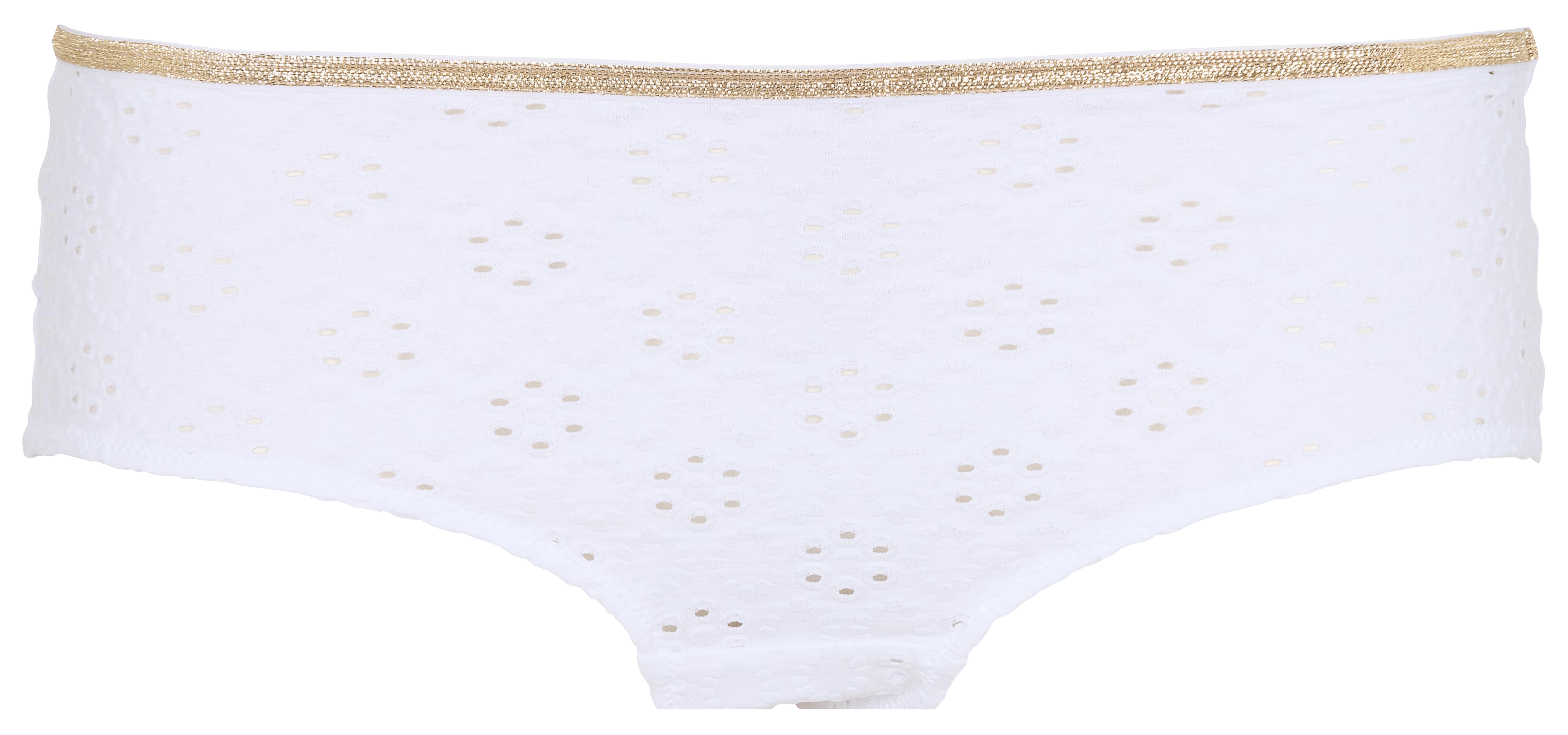 Broek met Engels borduurwerk LA NOUVELLE Wit