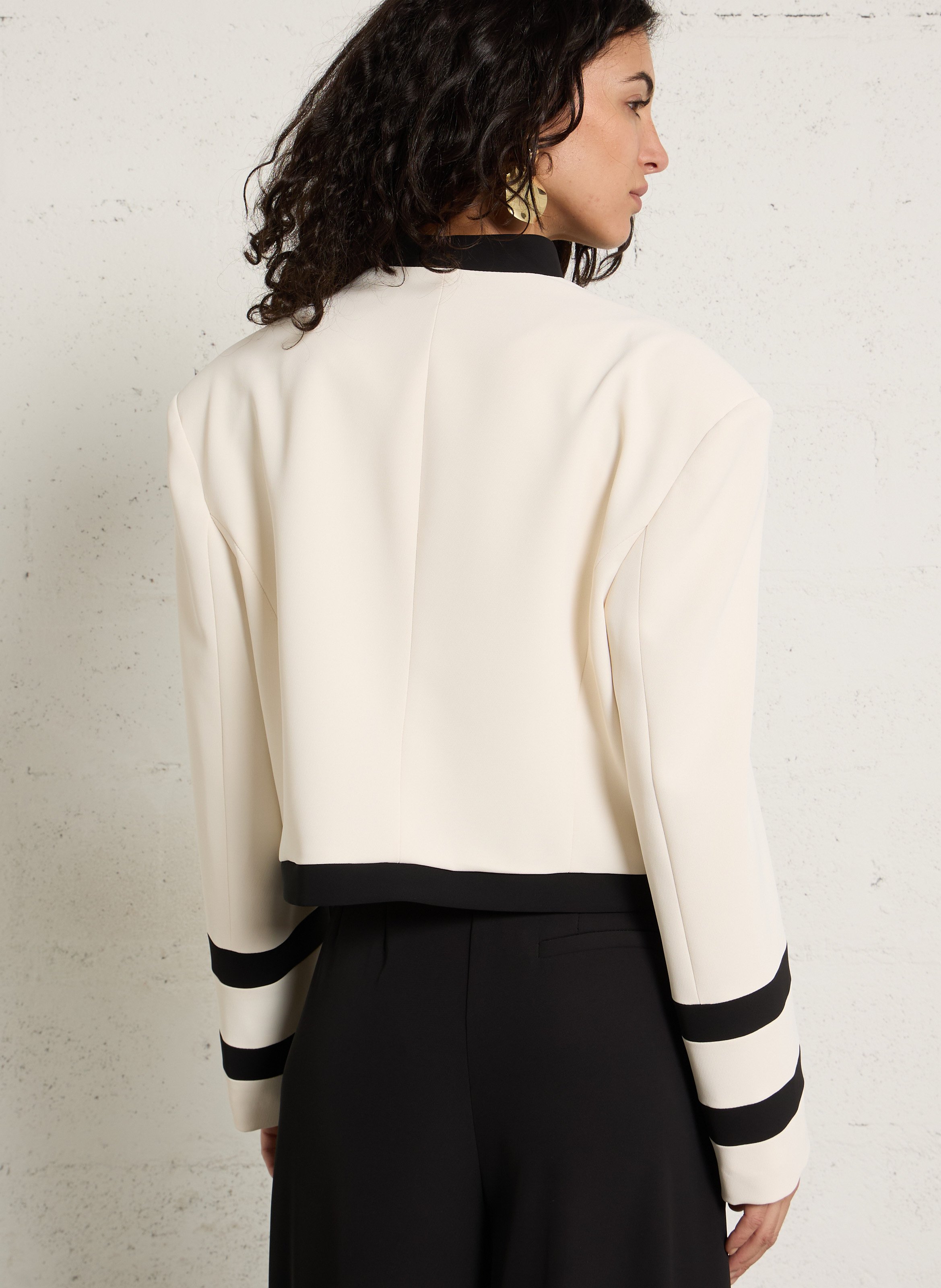 Short officer jacket IMPERIAL Grey