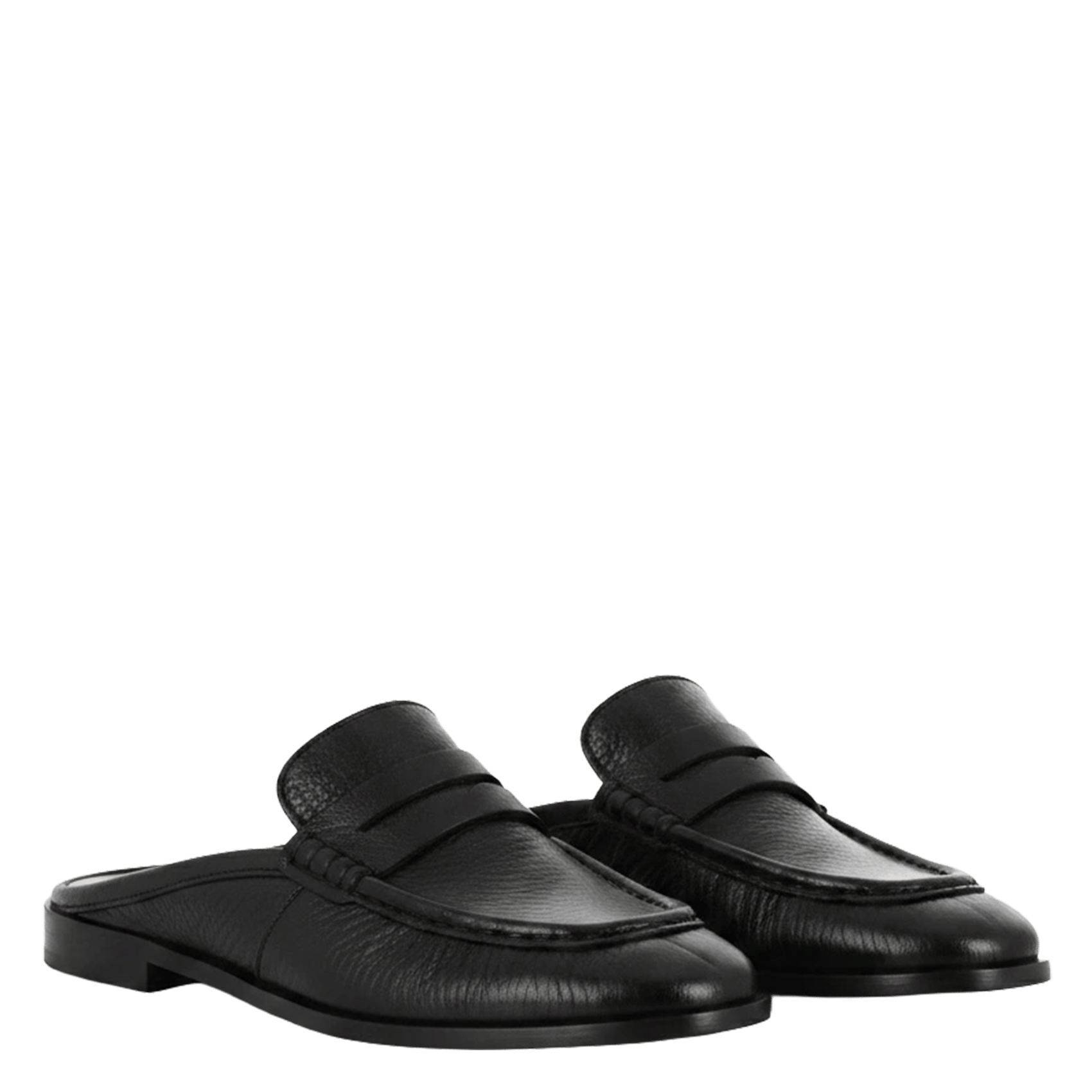 Mocassins à enfiler en cuir JONAK Noir