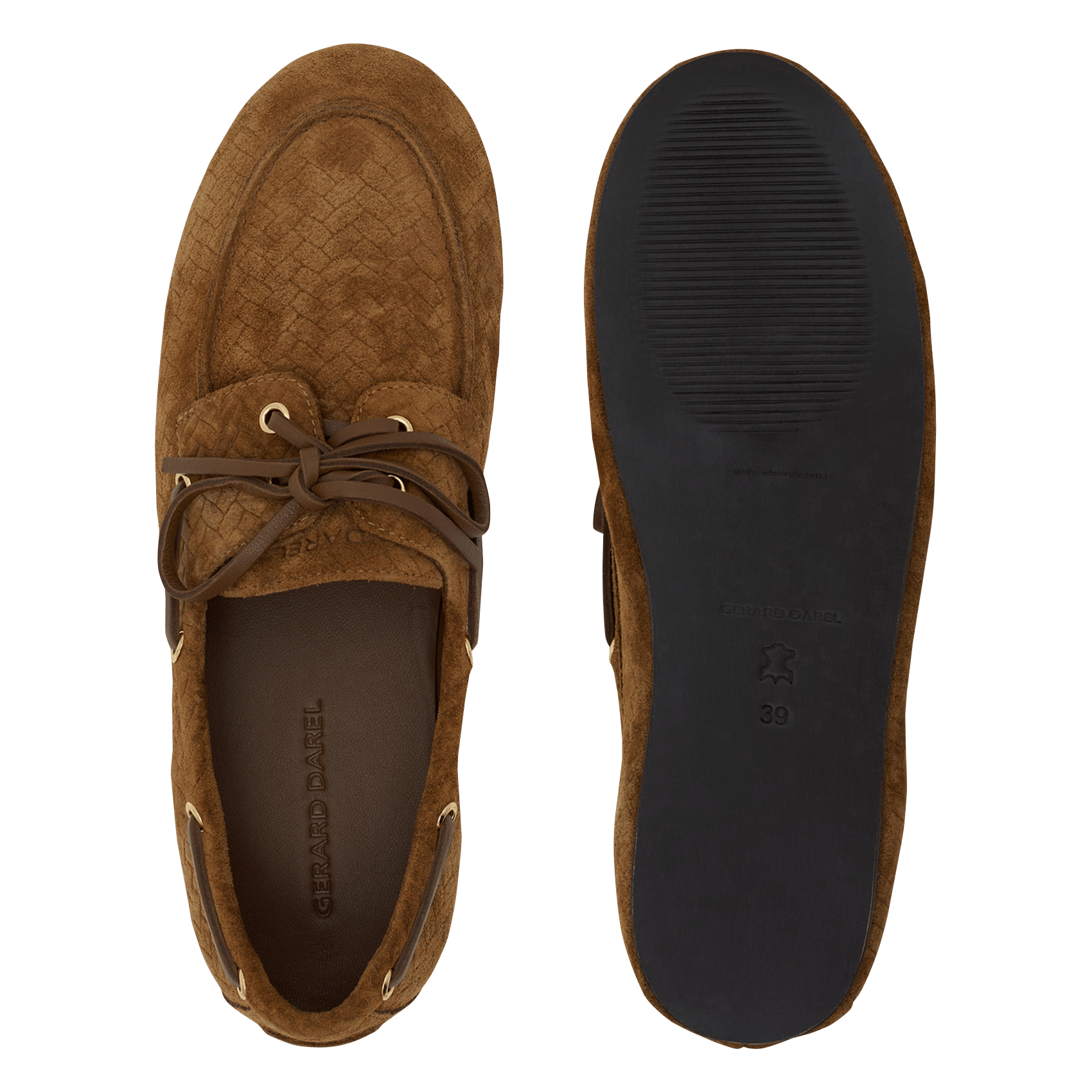 Boots van suède. GERARD DAREL Beige