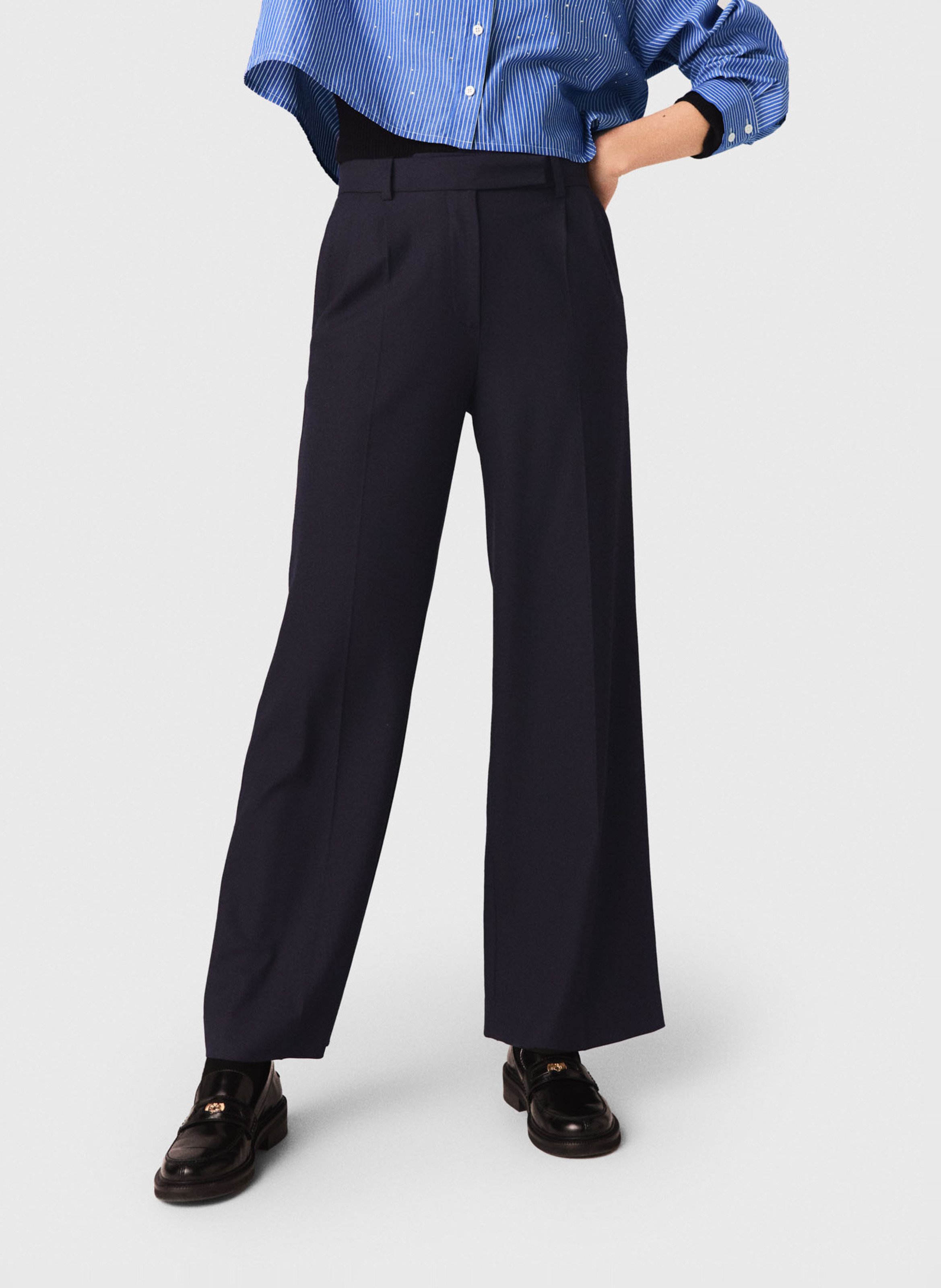 Wijde broek MAJE Zwart