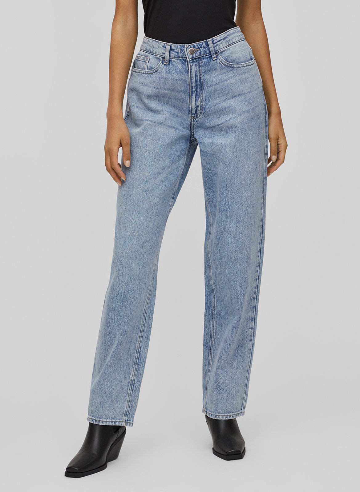 Straight Cut Jeans VILA Blau