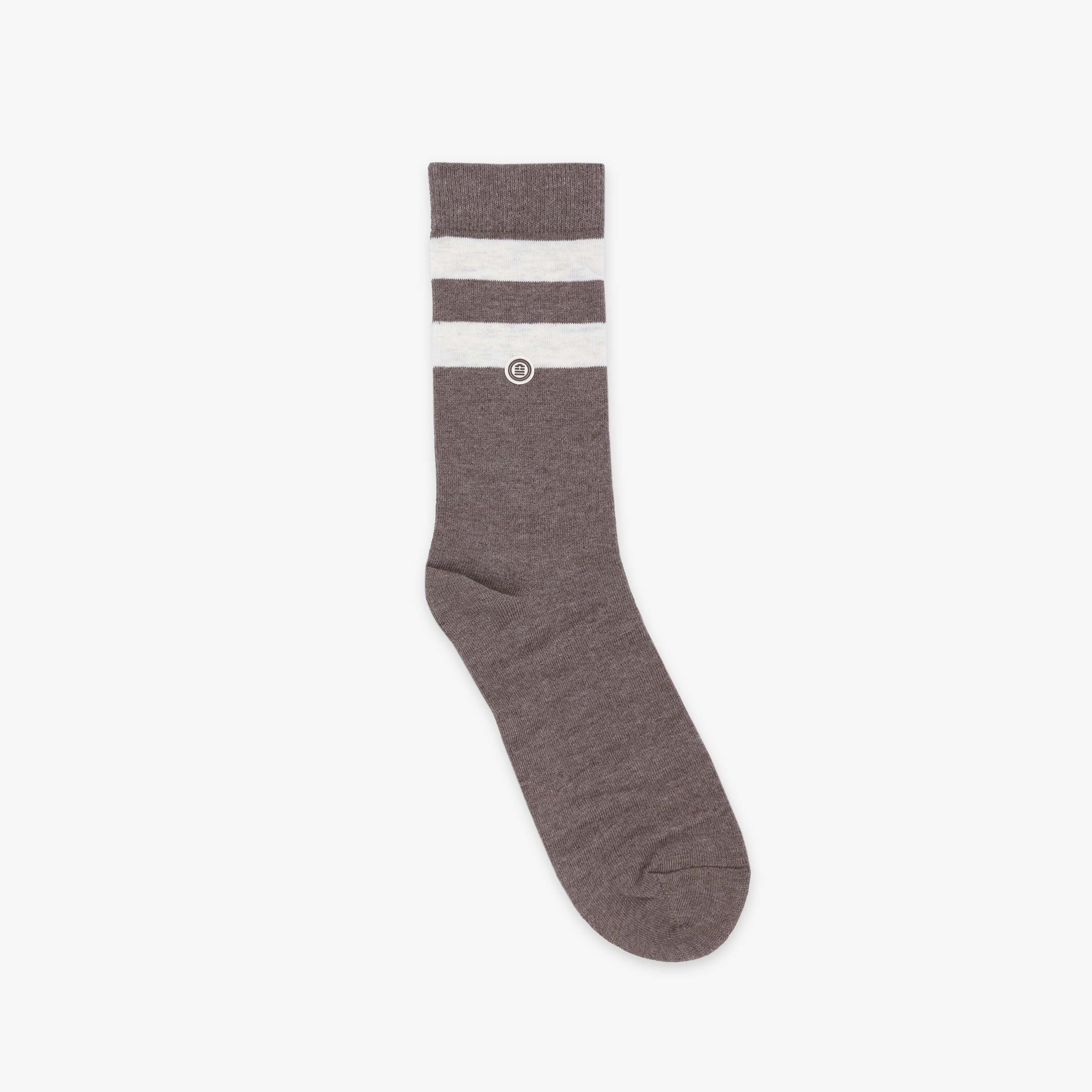 Pack of 3 pairs of plain and striped socks SERGE BLANCO Multicolored