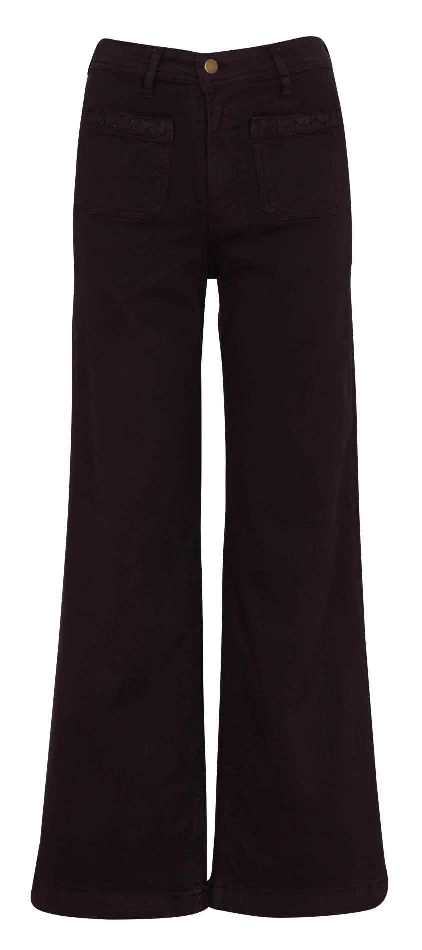 High-waisted wide-leg pants MAISON HOTEL Brown
