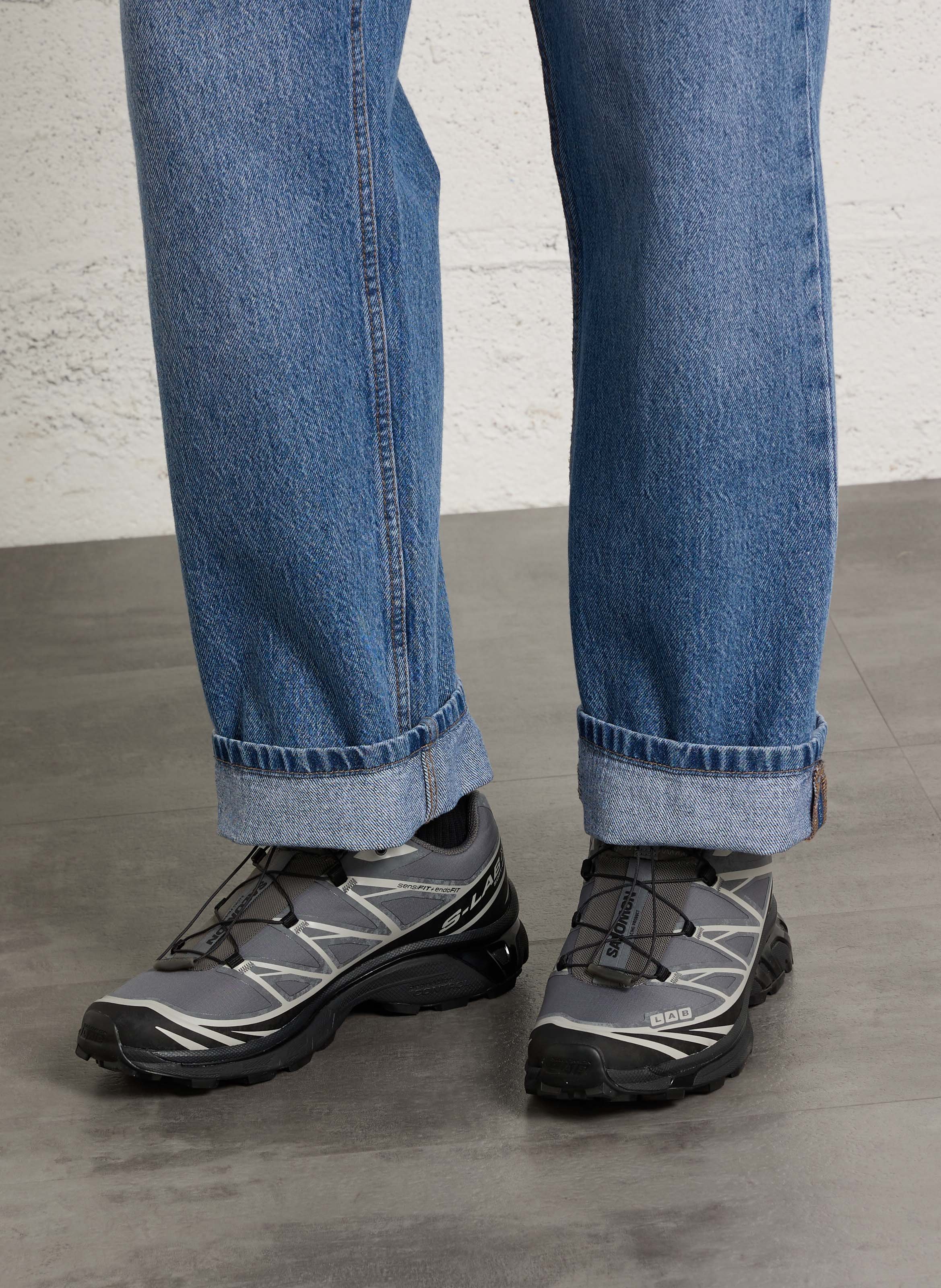 Lage effen sneakers met veters SALOMON Veelkleurig