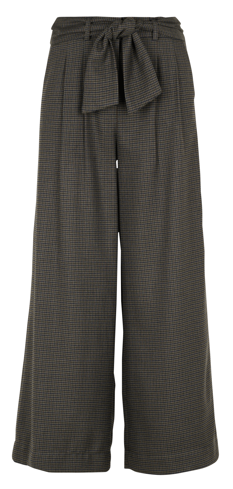 Wijde broek met ceintuur MAISON 123 Kaki