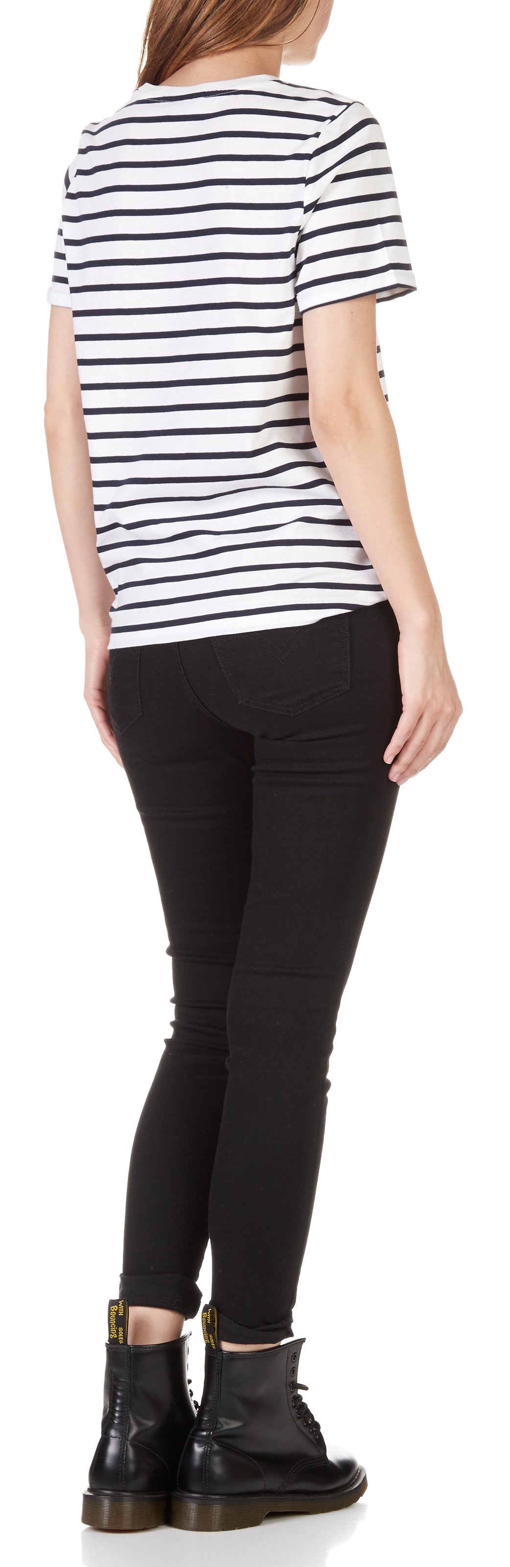 Jean super skinny taille haute LEVI'S Noir