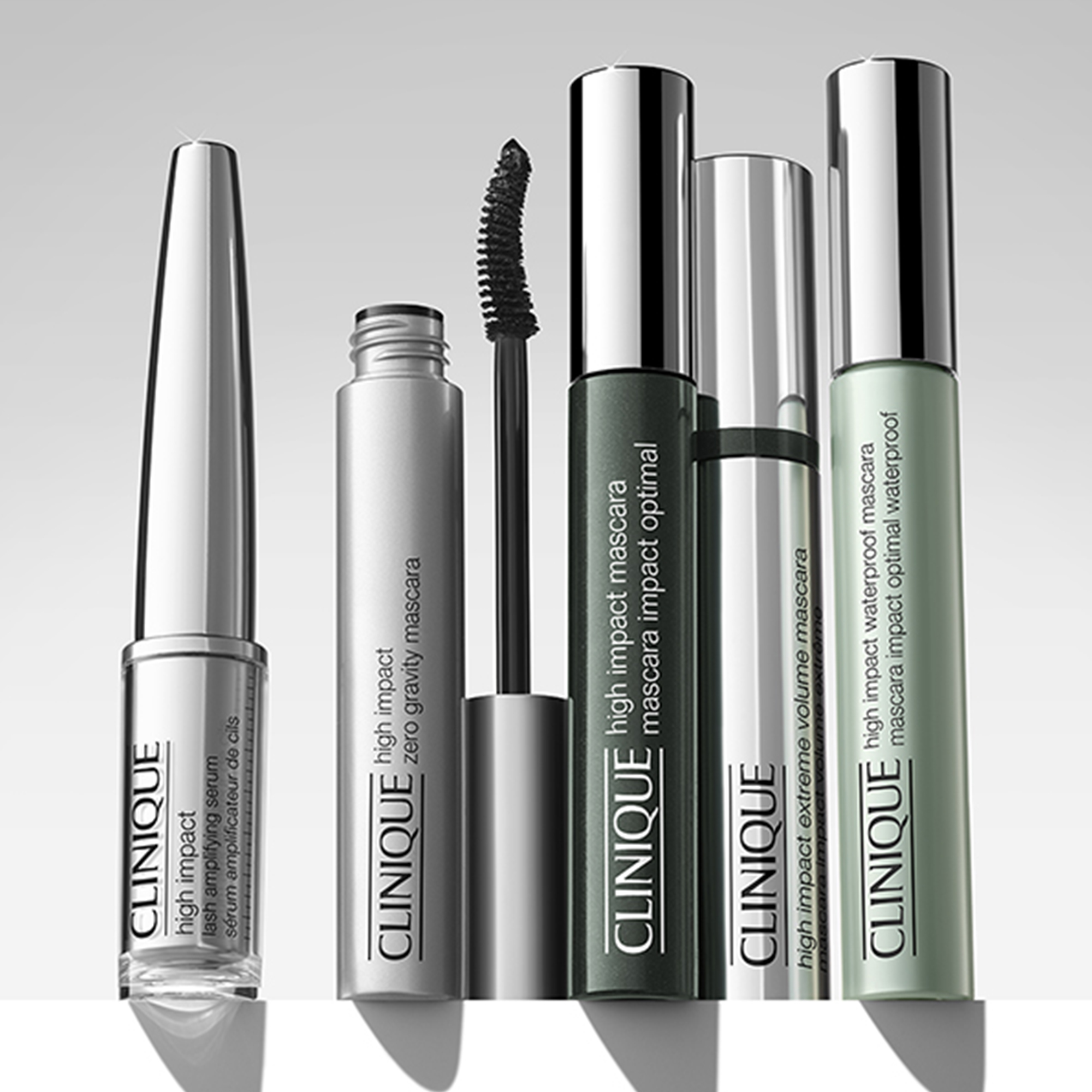 High Impact Zero Gravity Mascara - Mascara voor optimaal gevormde wimpers CLINIQUE Noir