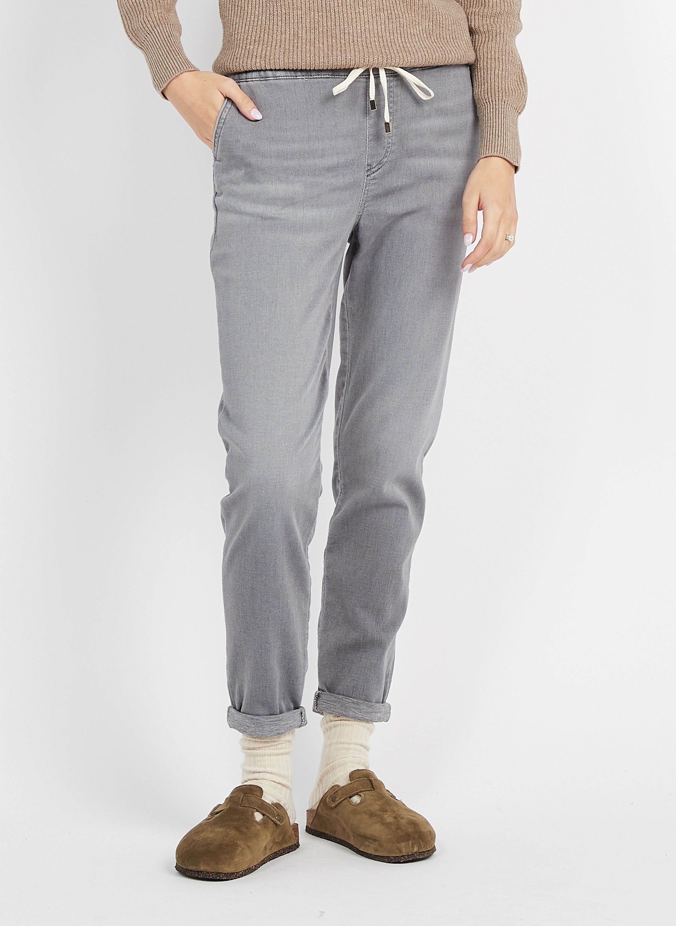 Womens Clothing Trousers Slacks and Chinos Straight-leg trousers Max Mara Linen Kurt Tailored Pants in Blue Save 24% 