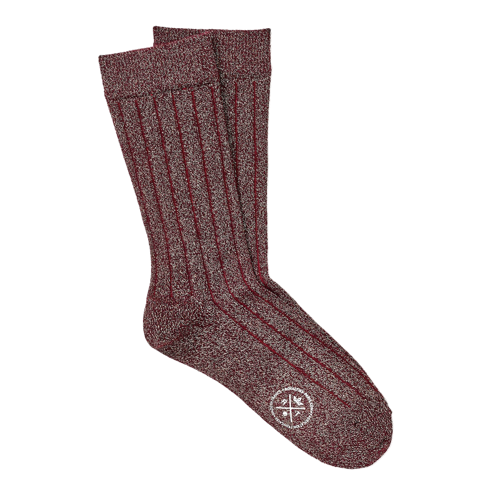 Chaussettes rayées en maille métallisée ROYALTIES