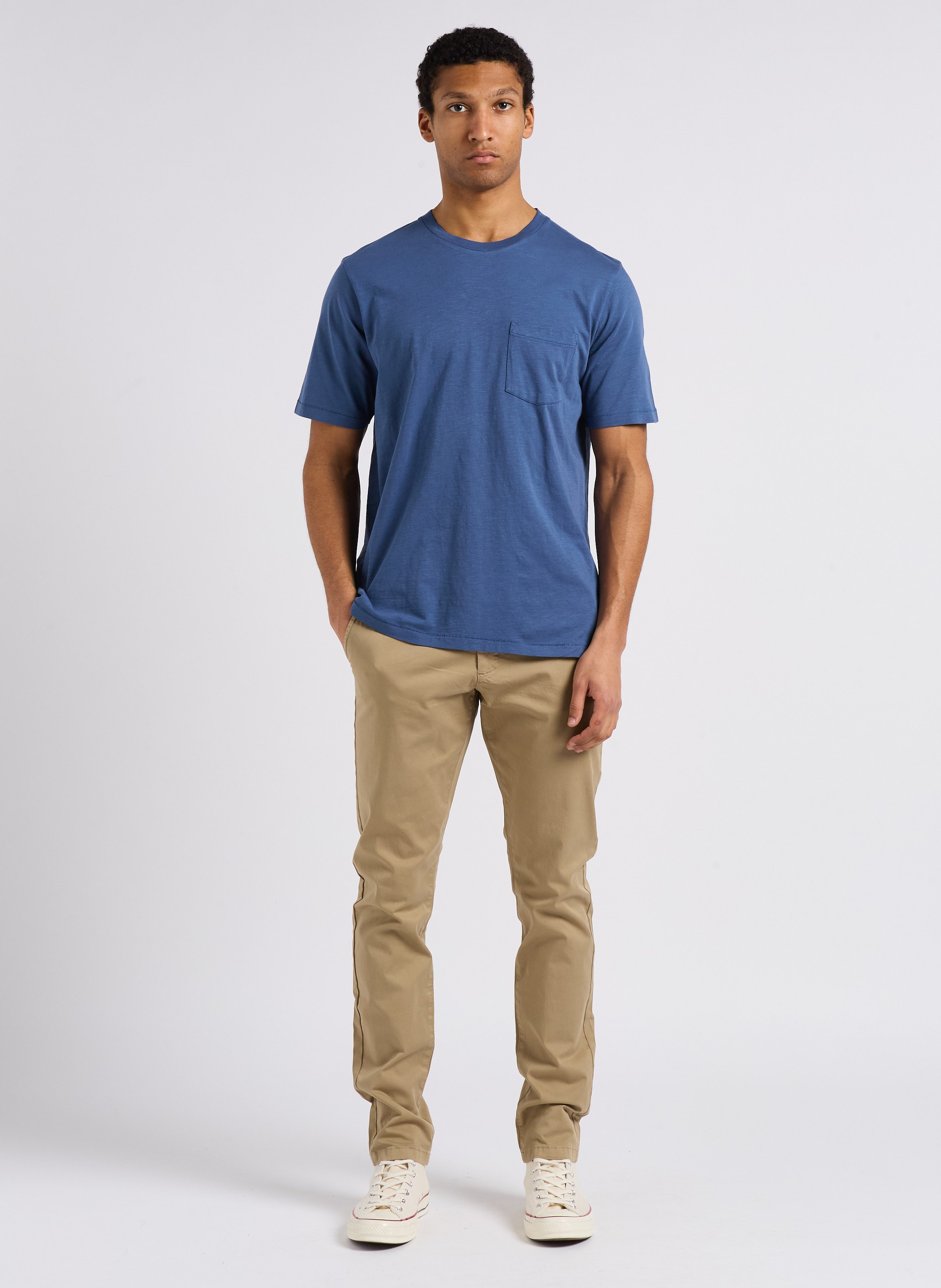 Chino van stretchkatoen IKKS Beige