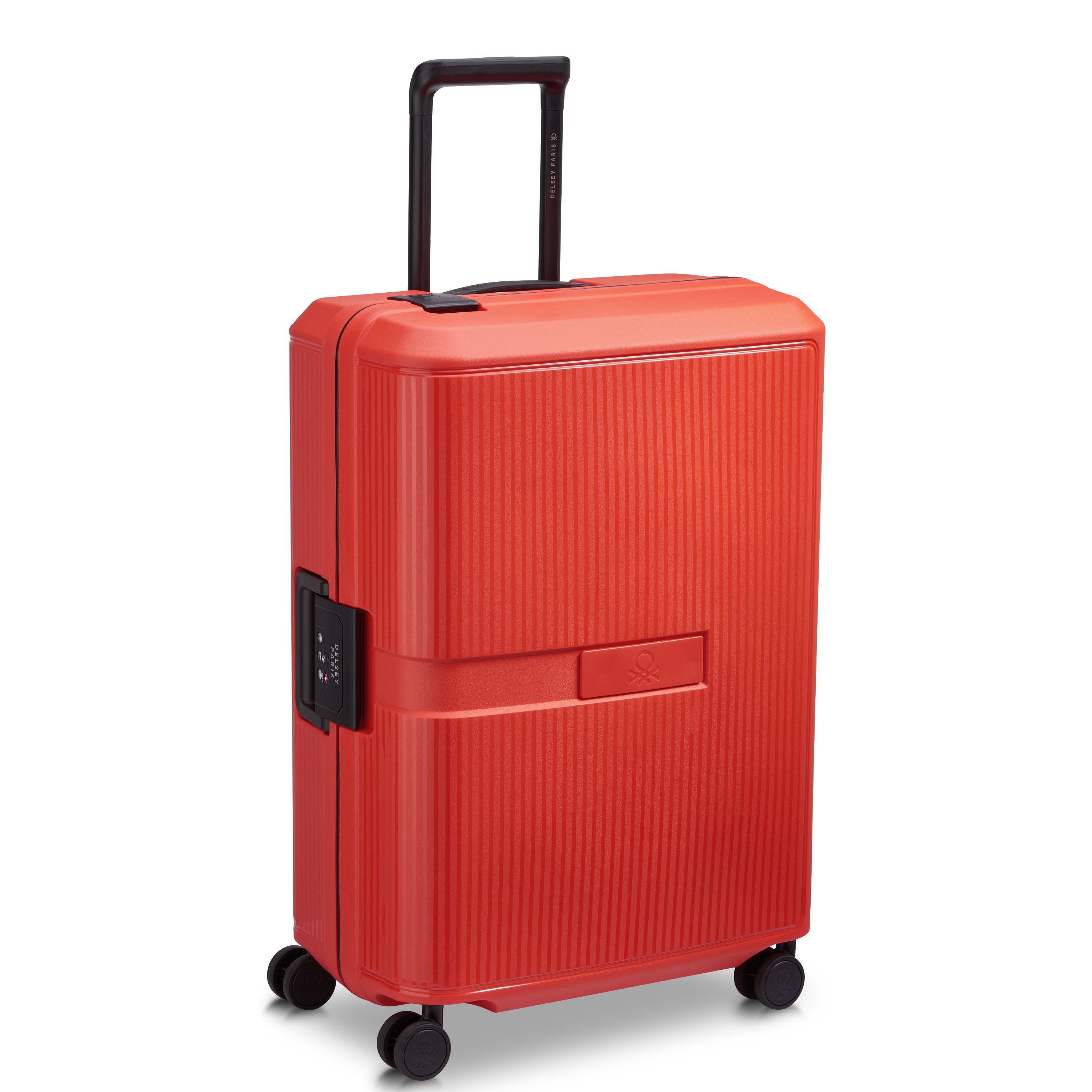 Rigid hold suitcase DELSEY PARIS Red
