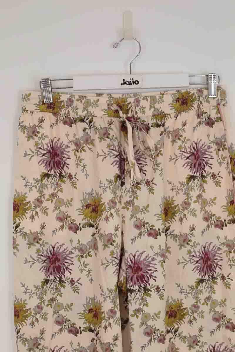 Wide cotton trousers  LK BENNETT - Seconde Main Beige