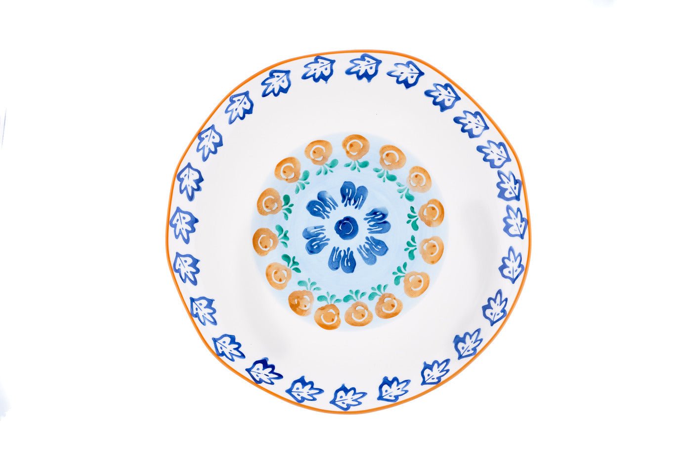 Napoli Plate ø27cm - 4 pieces - citrus BJORN White