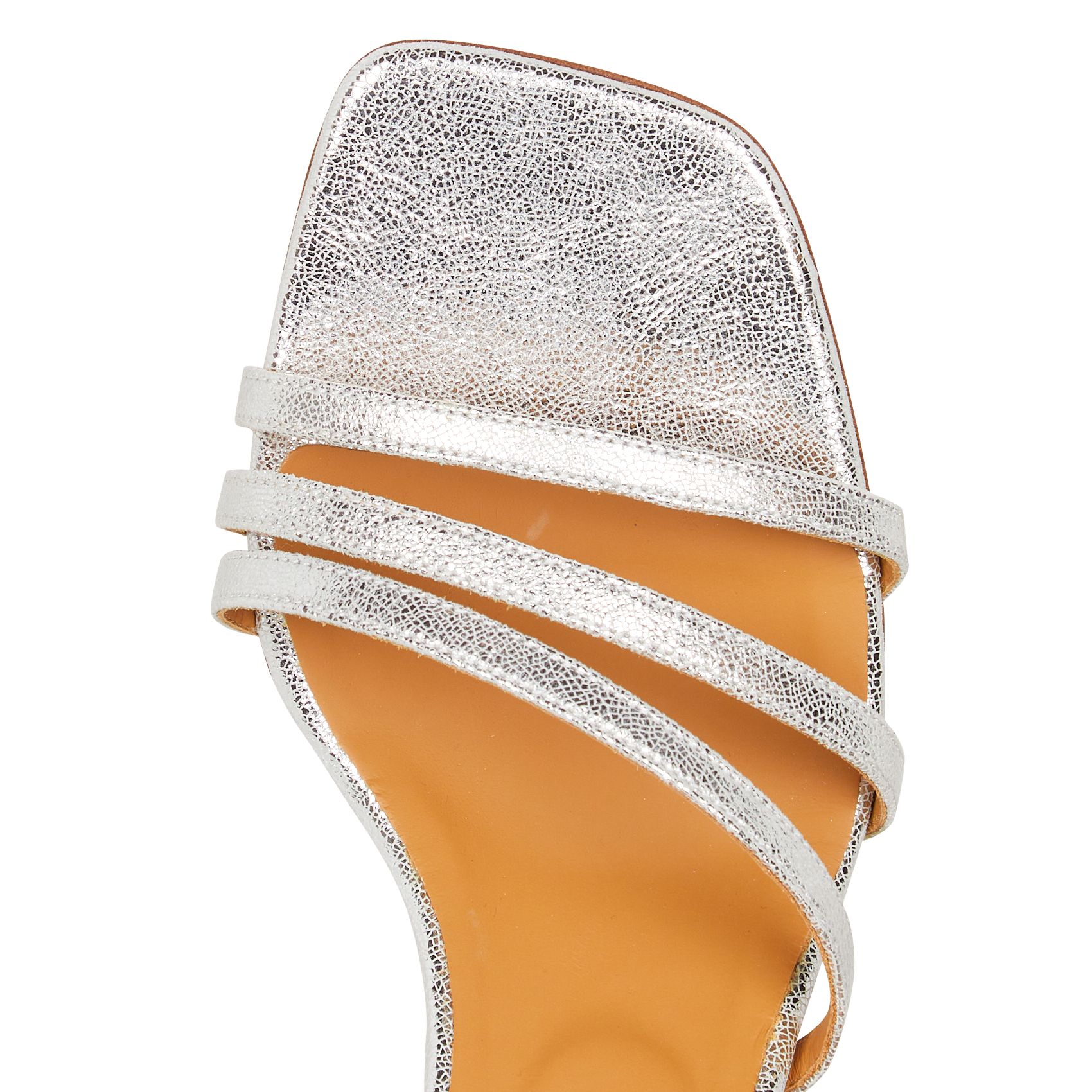 Caflo suede high sandals BOBBIES Silver