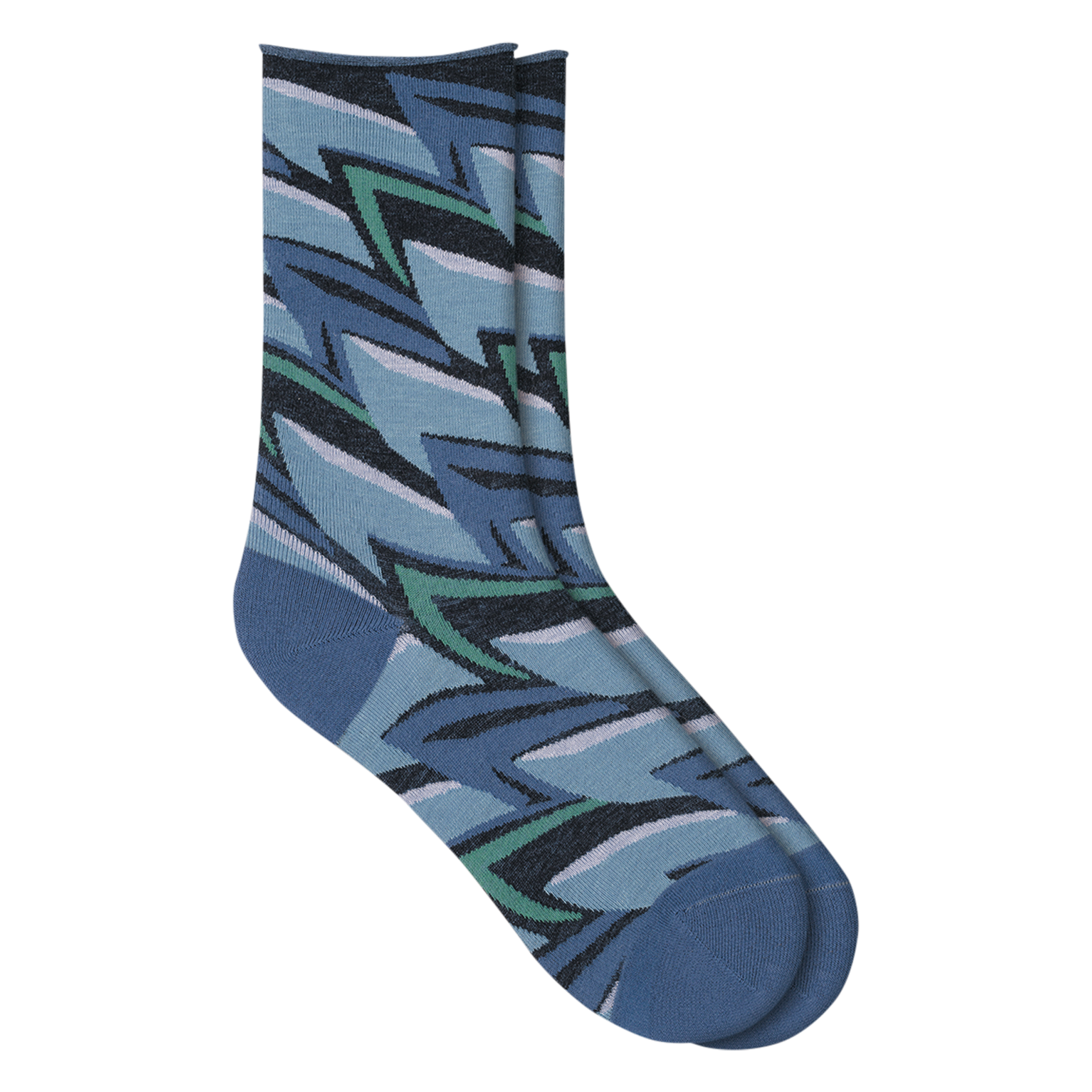 Chaussettes mi-hautes imprimées BLEUFORET