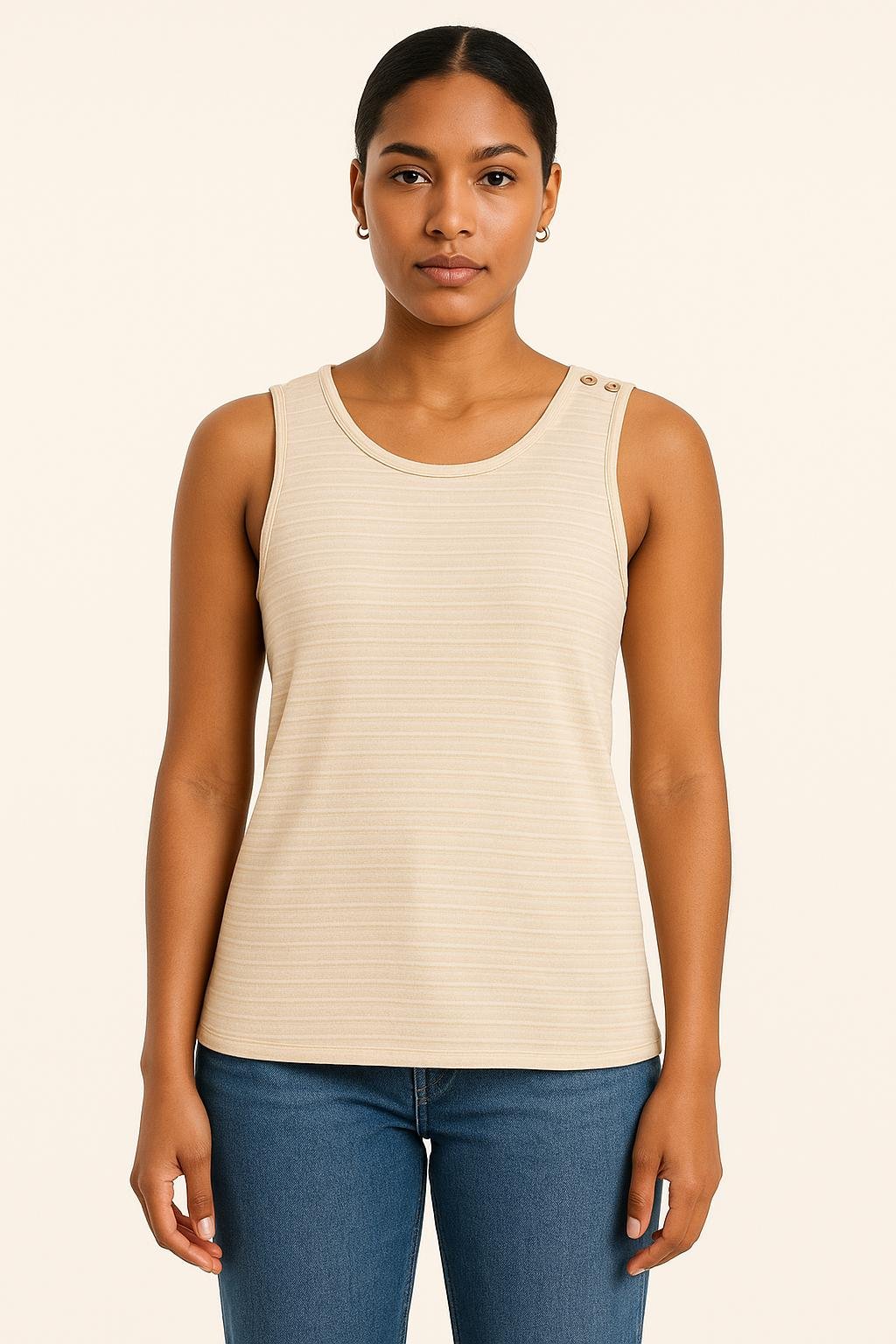 Tommy Badge T-shirt SAINT JAMES - Seconde Main White