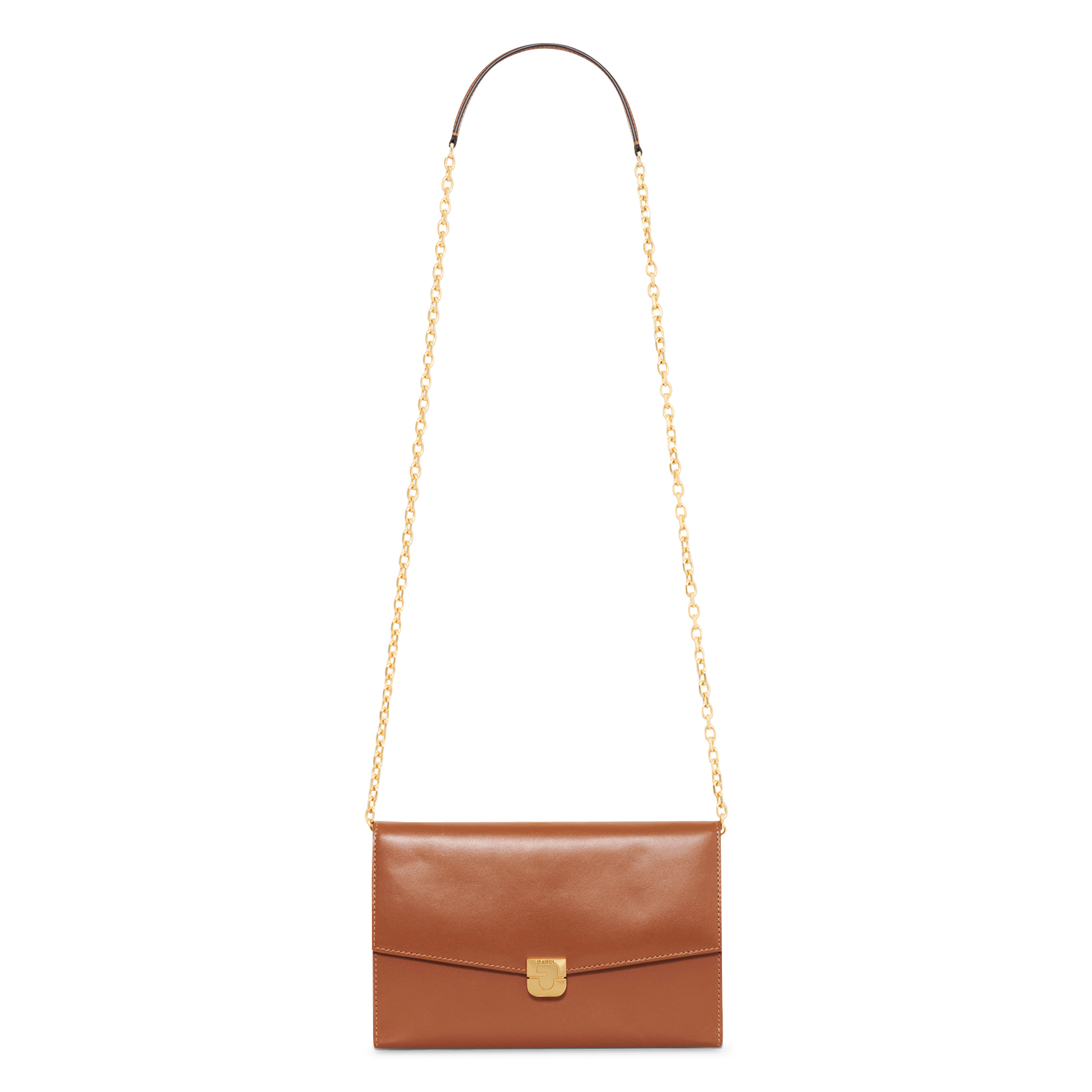 Sac bandoulière en cuir GERARD DAREL Marron