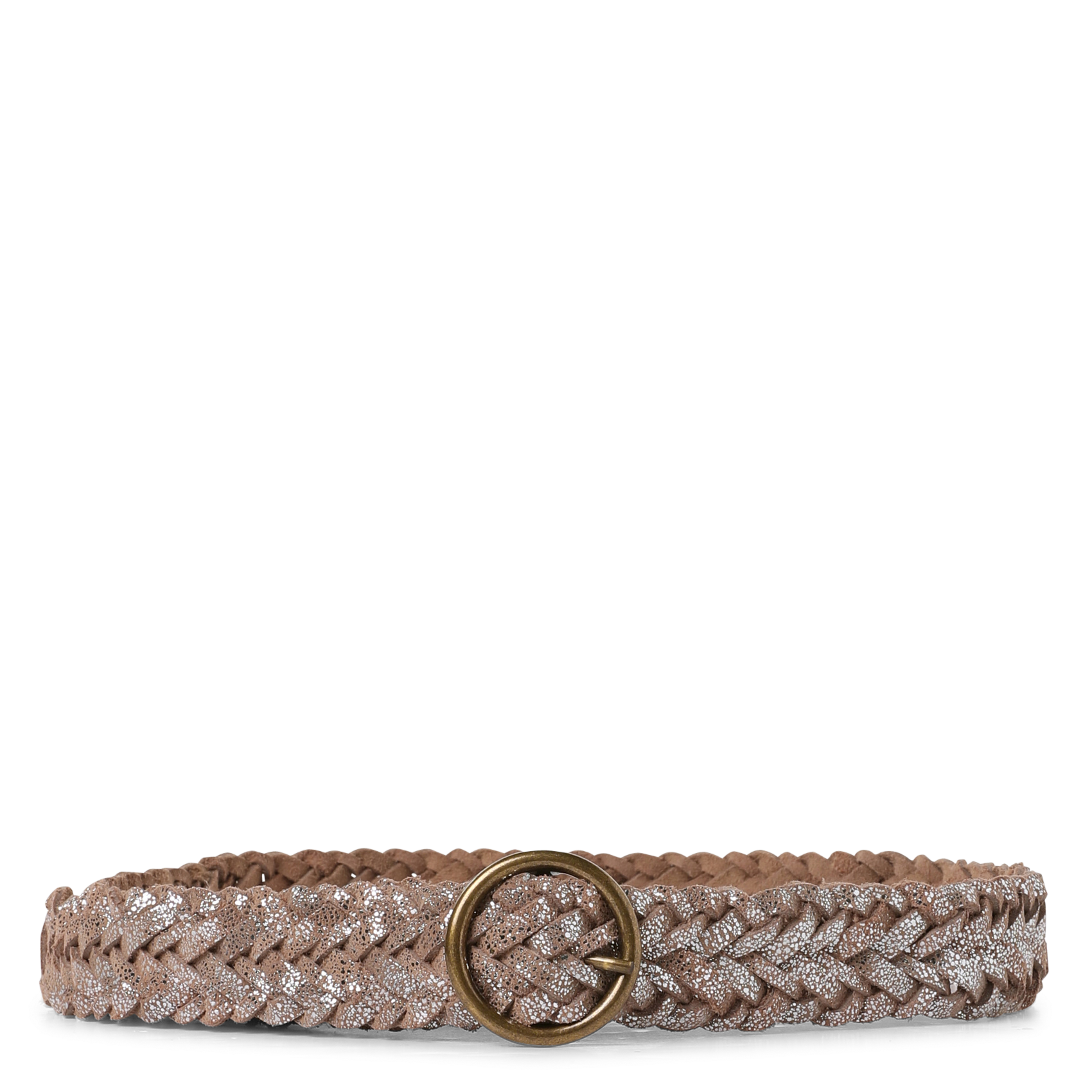 Braided leather belt PIECES