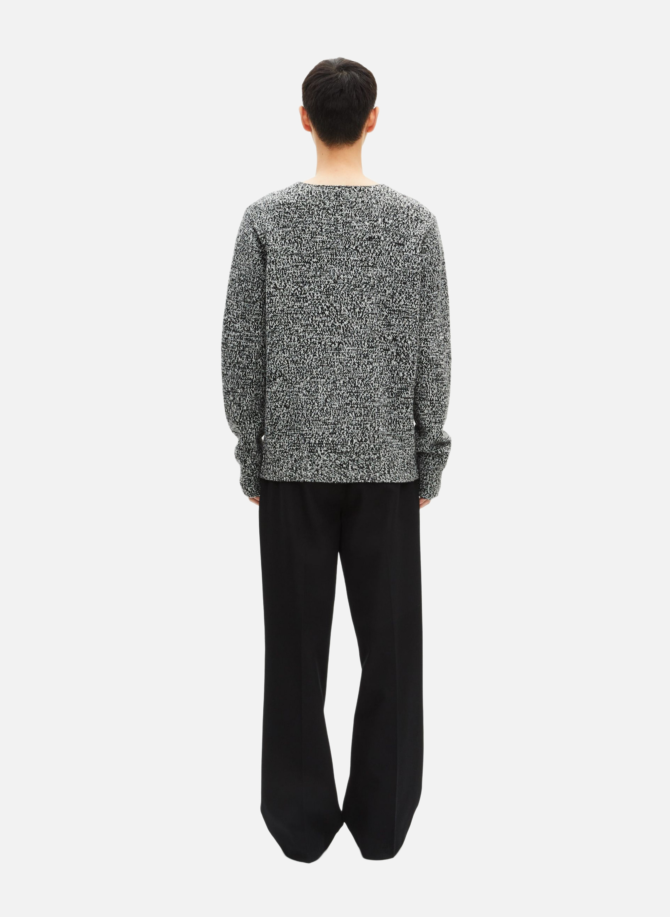 Mottled sweater THE KOOPLES Black