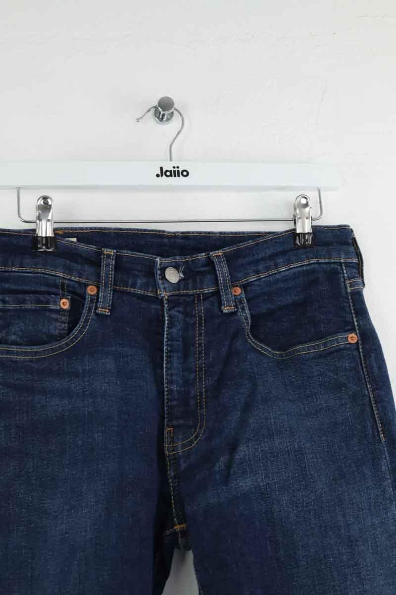 Cotton straight jeans LEVI'S - Seconde main Blue