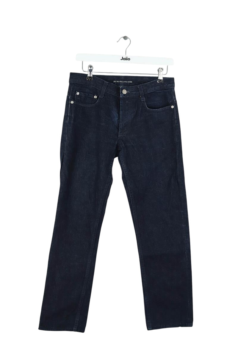 Cotton straight jeans MARC JACOBS - Seconde Main Blue