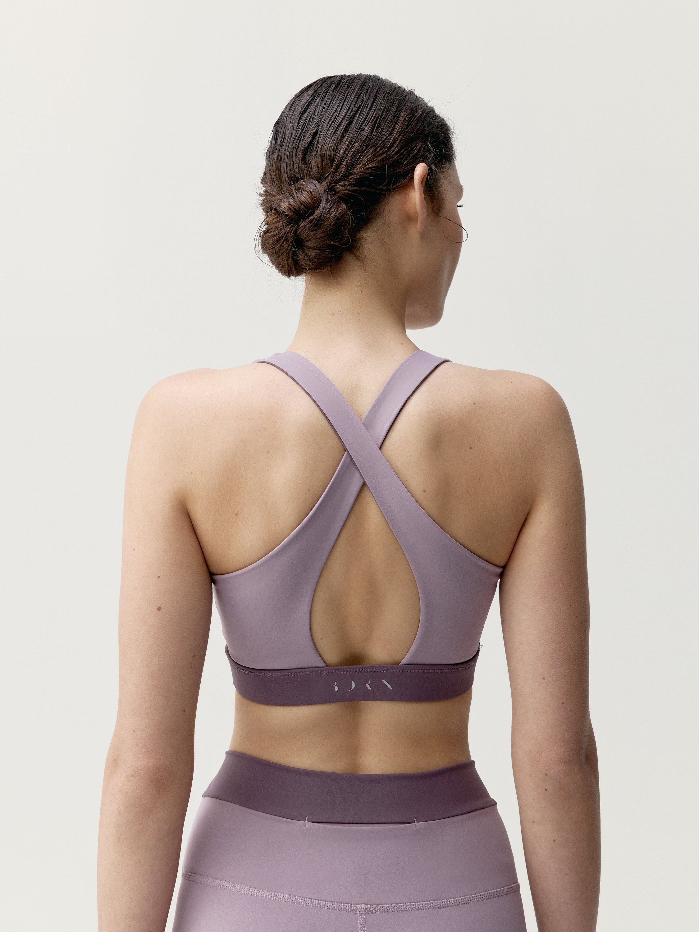 Fiorella sports bra with removable padding BORN LIVING YOGA Purple
