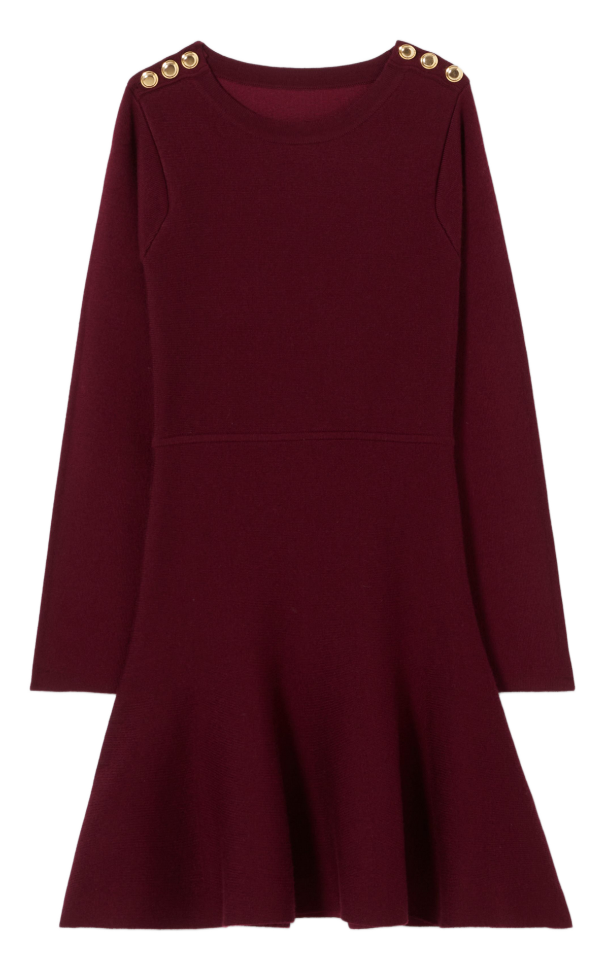 Robe courte col rond CLAUDIE PIERLOT Rouge