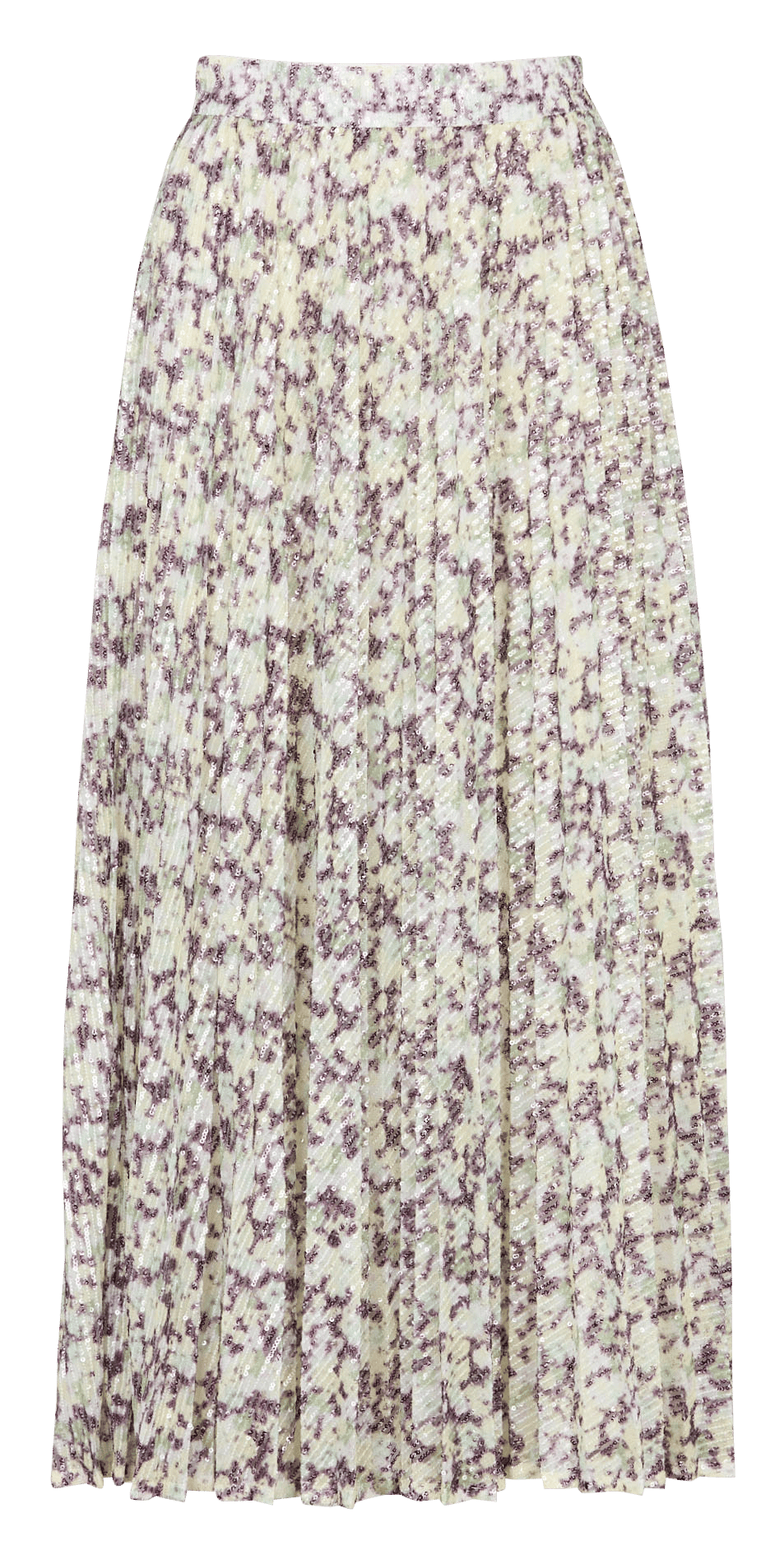 Langer, bestickter Rock  IKKS Grun