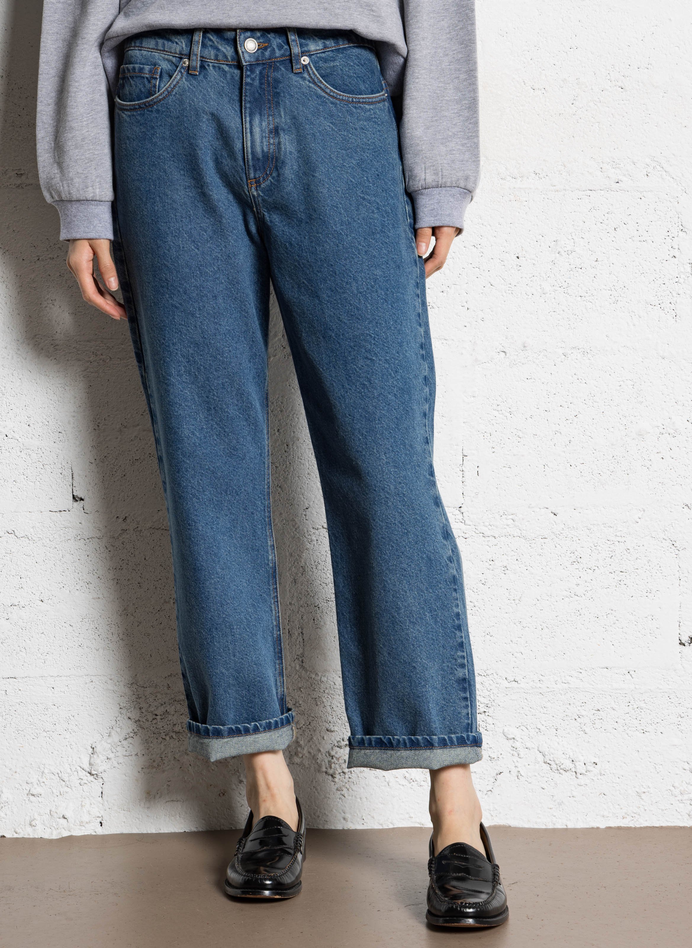 Cotton straight jeans IKKS