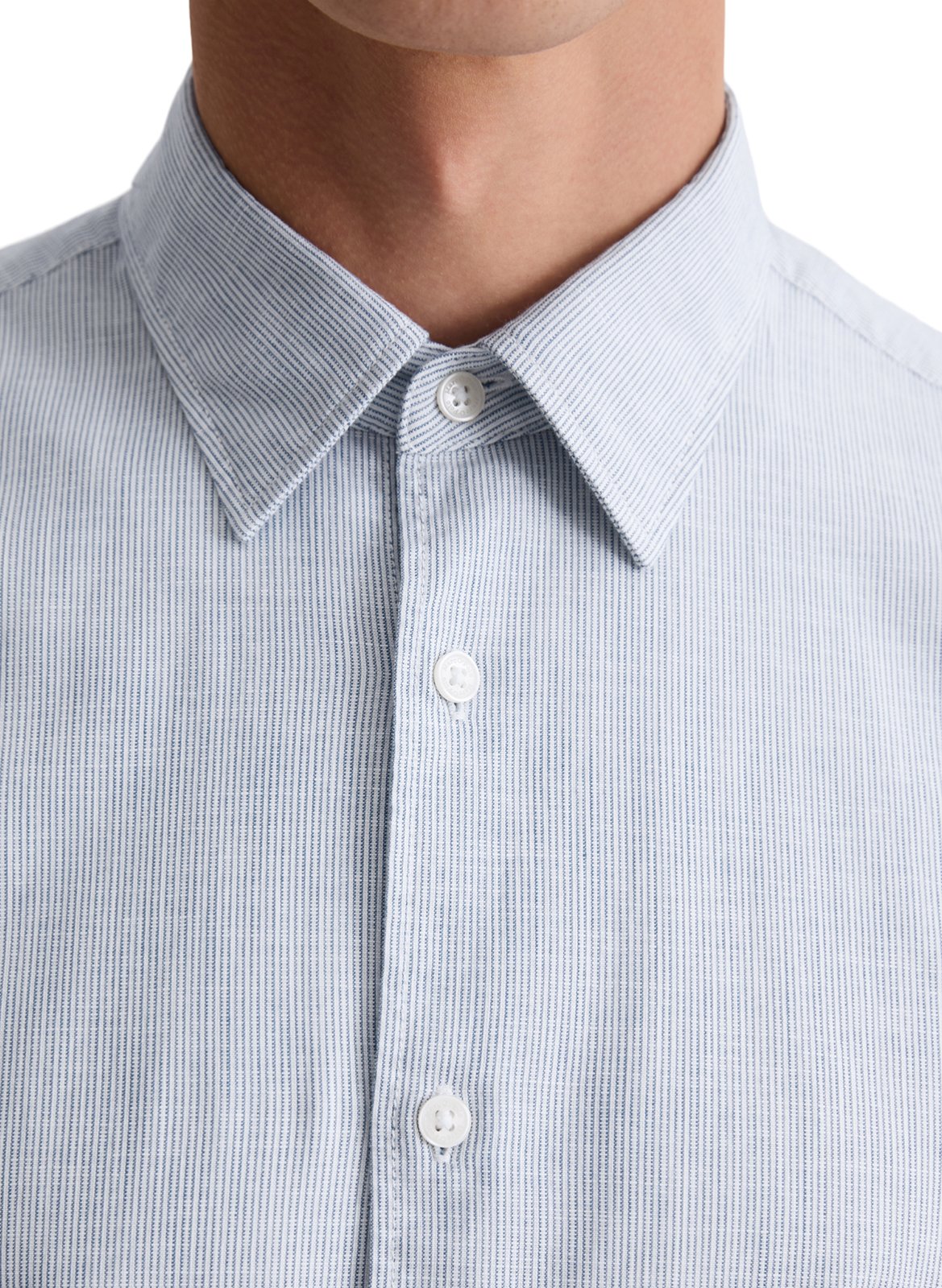 Chemise col classique manches contrastantes en coton MARC O'POLO Multicolored