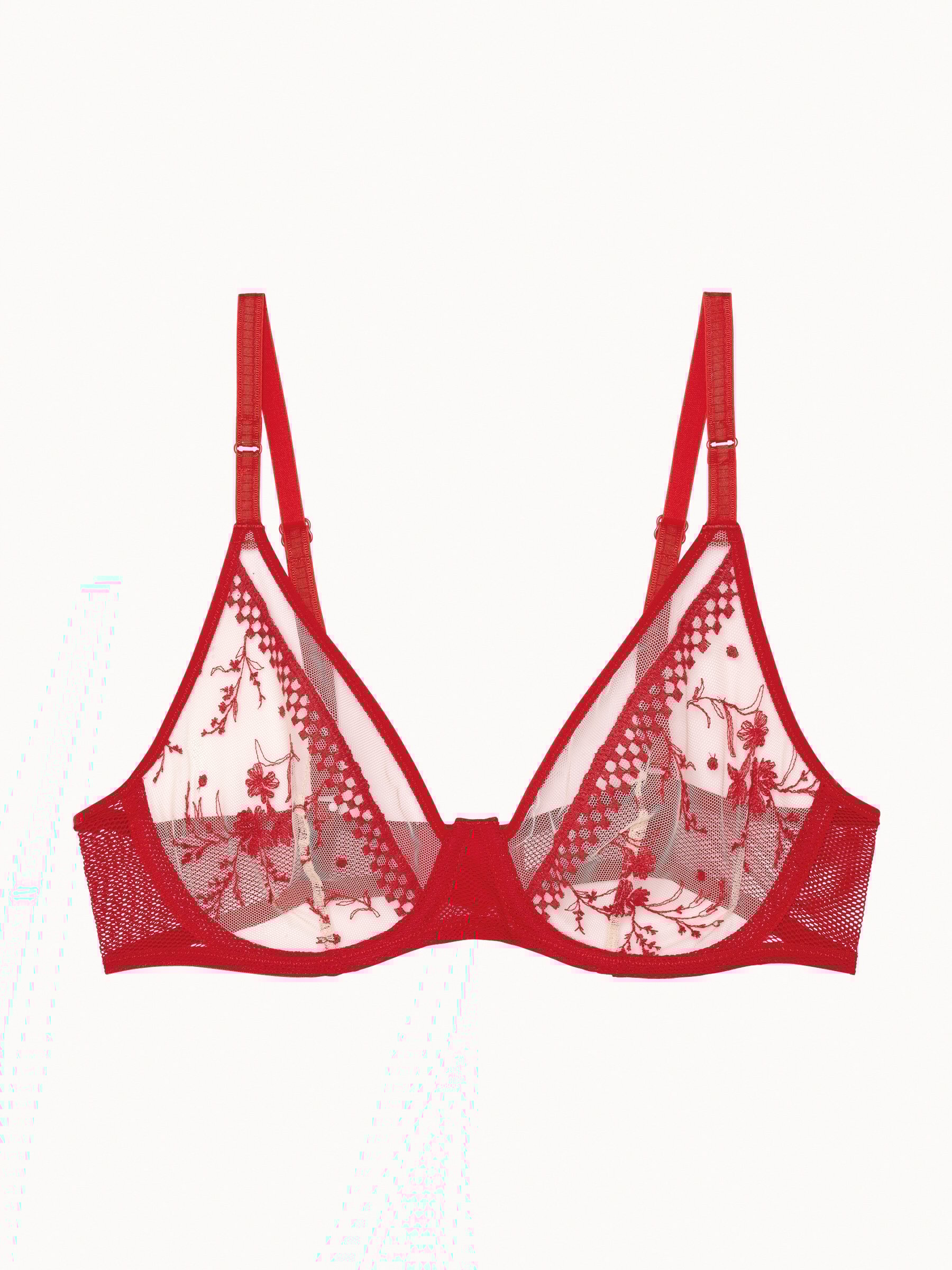 Plunge bra PASSIONATA Red