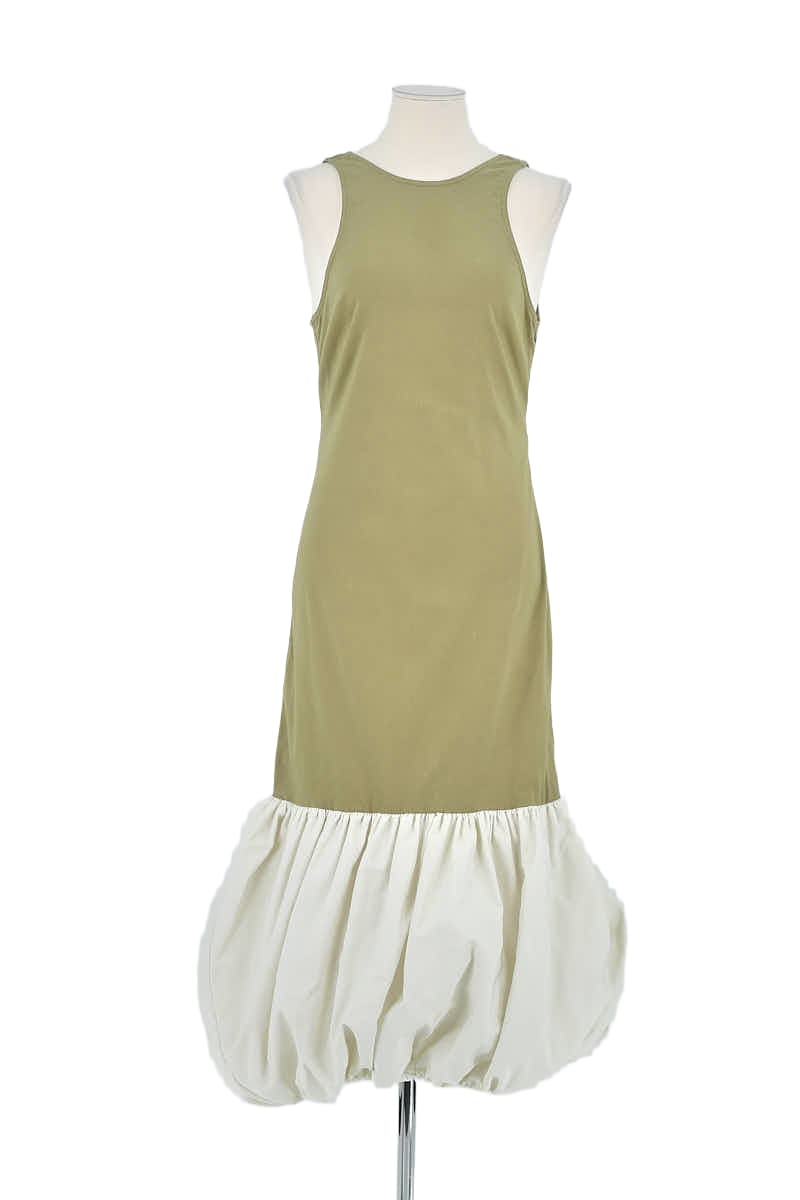 Dress GANNI - Seconde Main Khaki