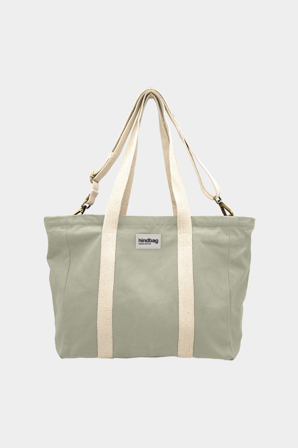Cotton tote bag HINDBAG Green
