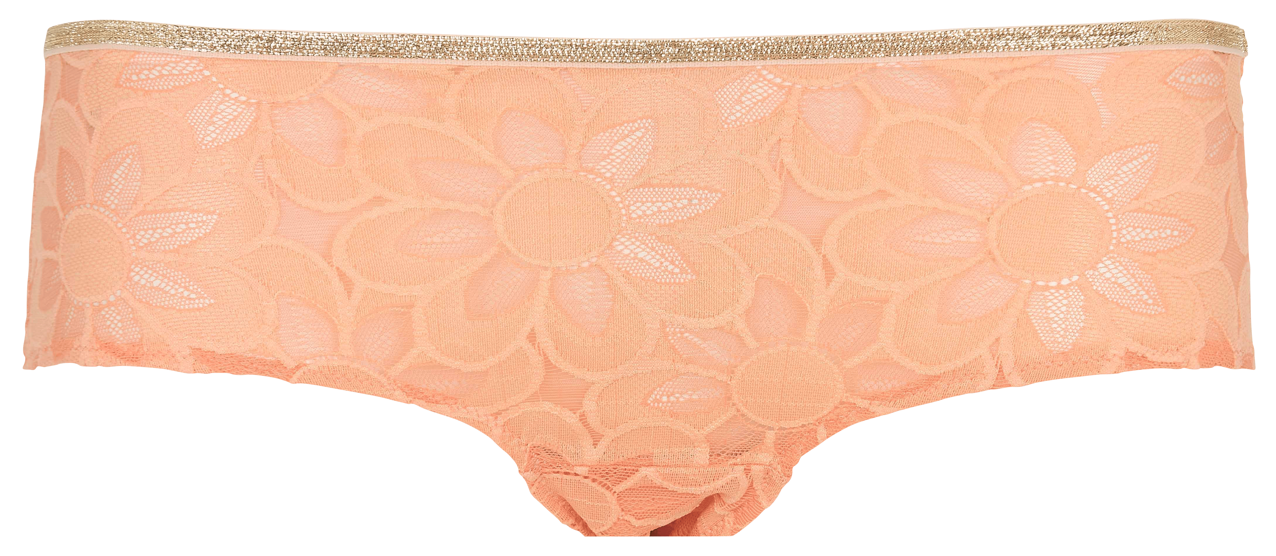 Shorty en dentelle LA NOUVELLE Orange