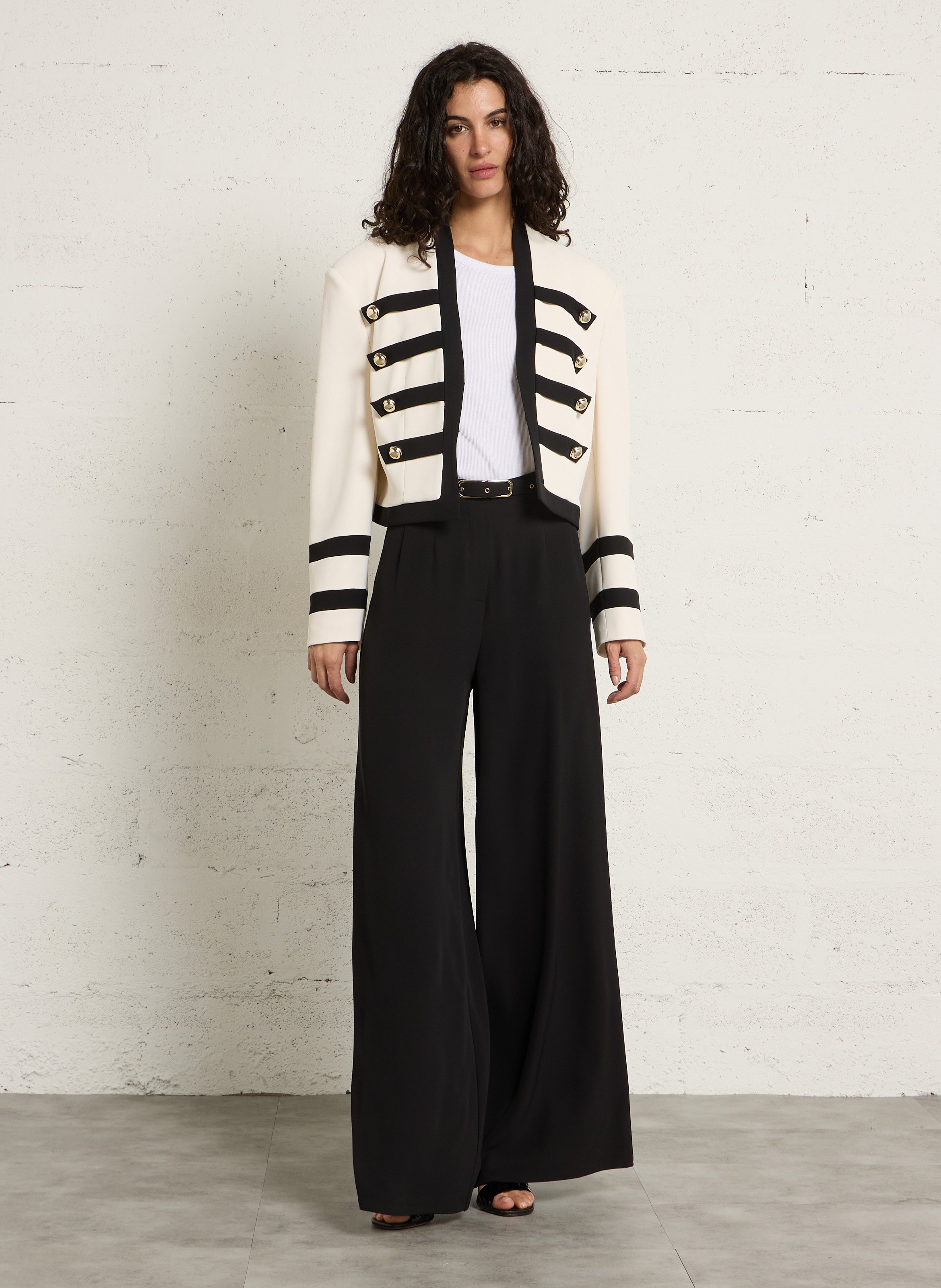 Short officer jacket IMPERIAL Grey