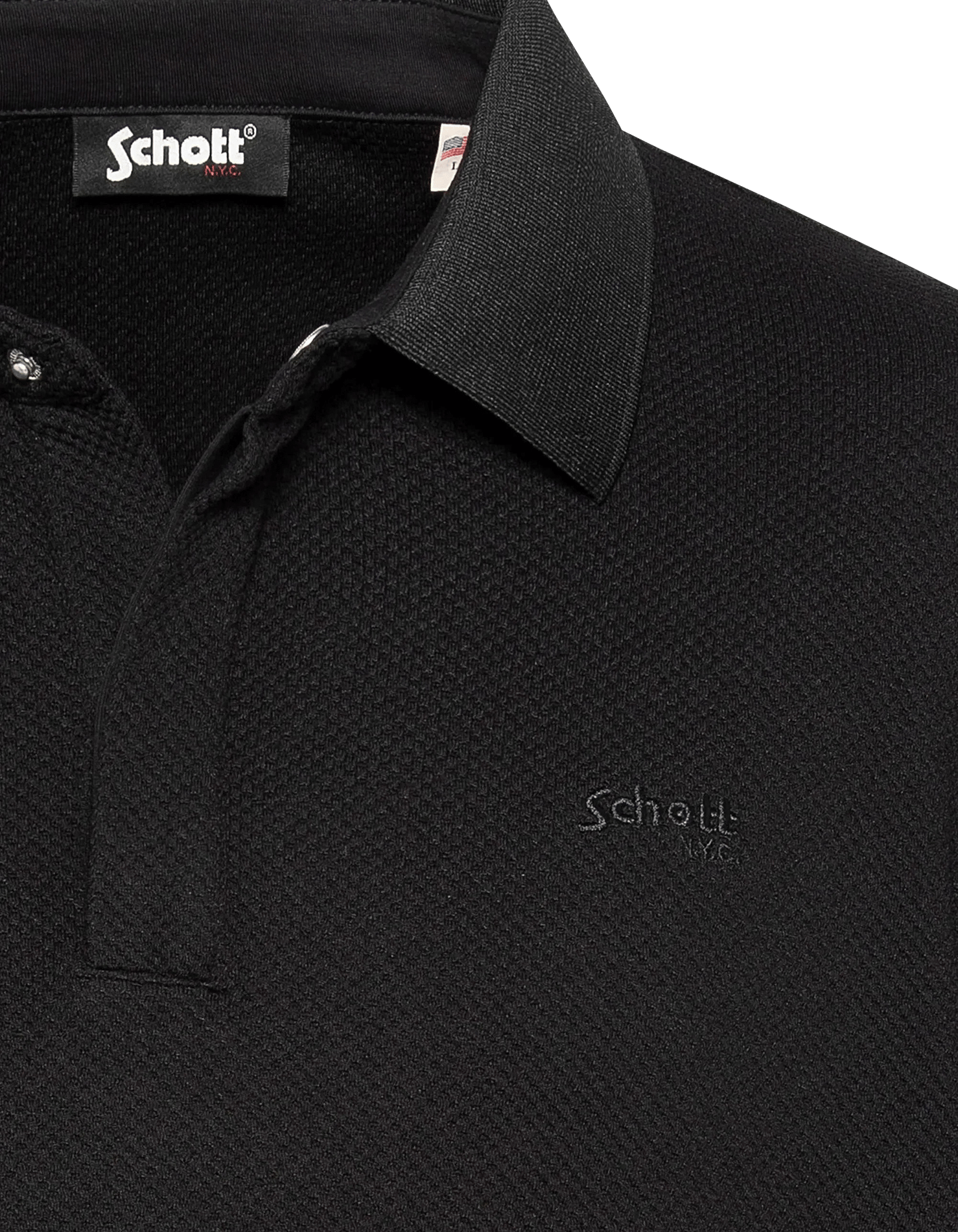 Poloshirt SCHOTT Schwarz